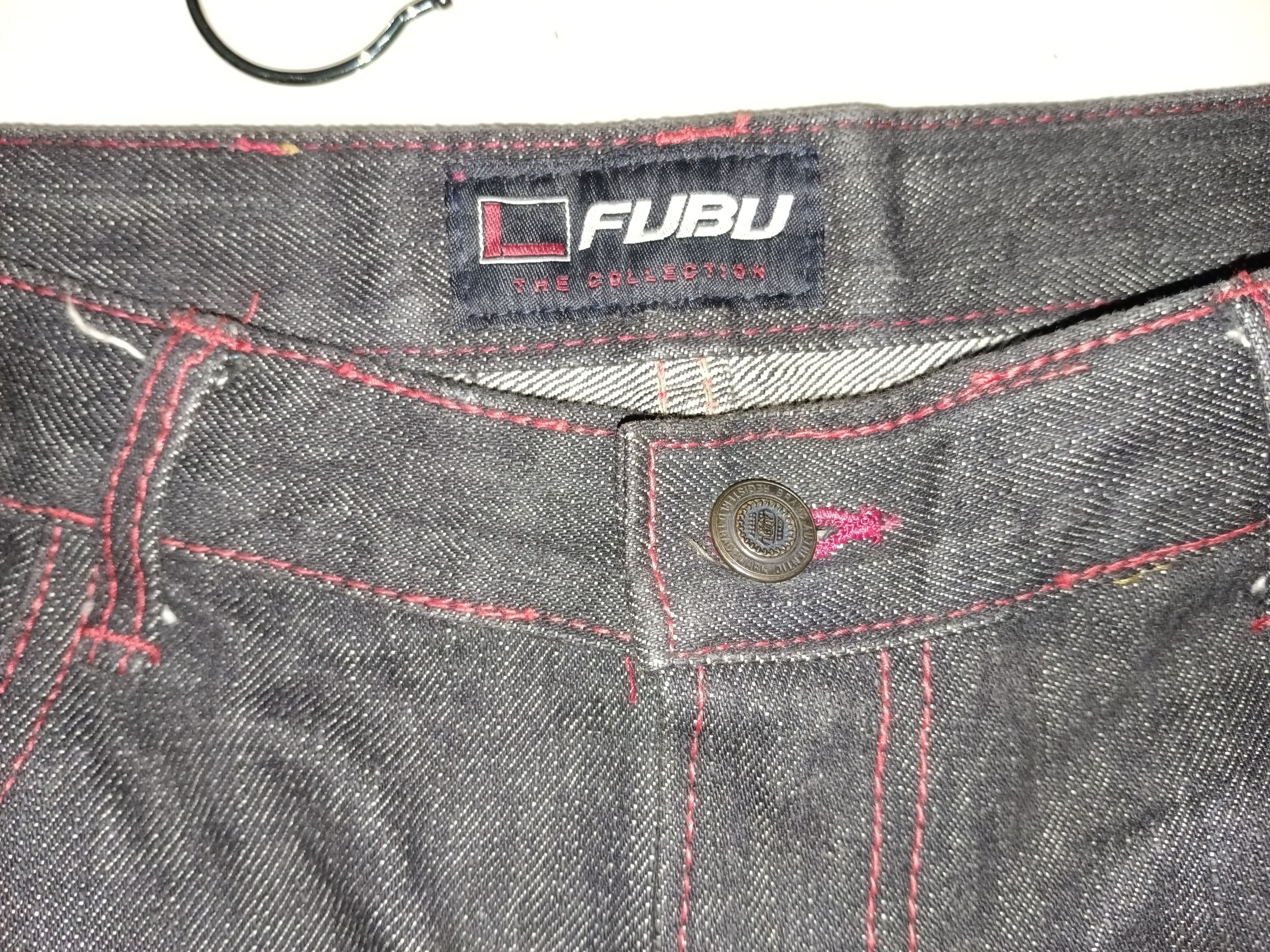 Fubu Vintage 90s Fubu Hip-hop Y2K baggy Jeans Size US 32 / EU 48 - 7 Thumbnail