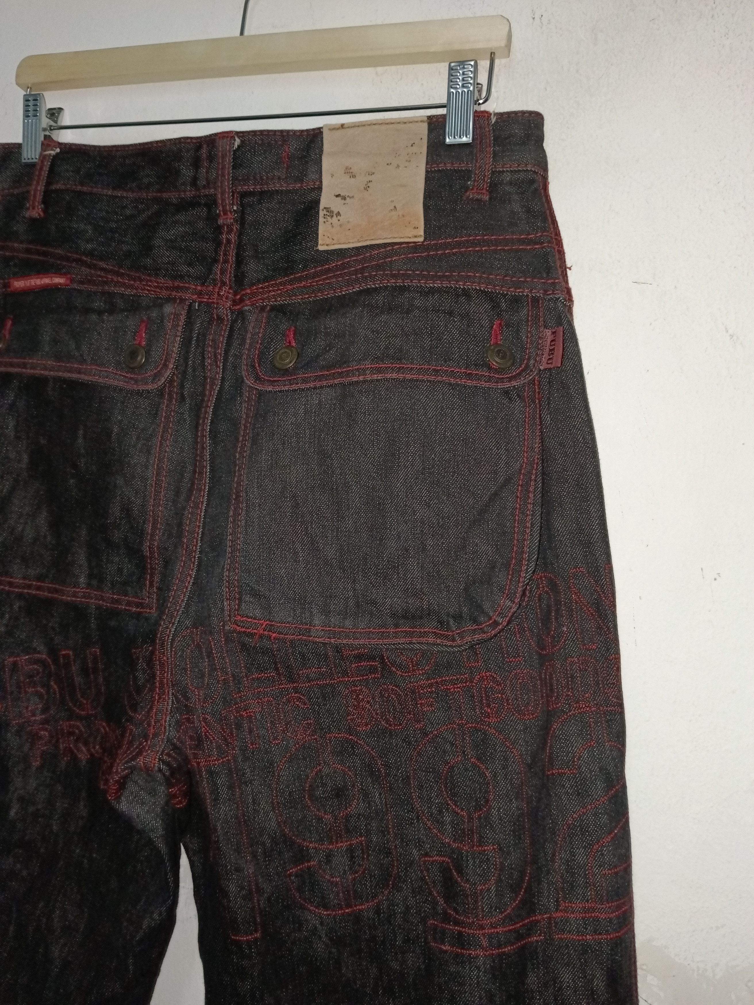 Fubu Vintage 90s Fubu Hip-hop Y2K baggy Jeans Size US 32 / EU 48 - 2 Thumbnail