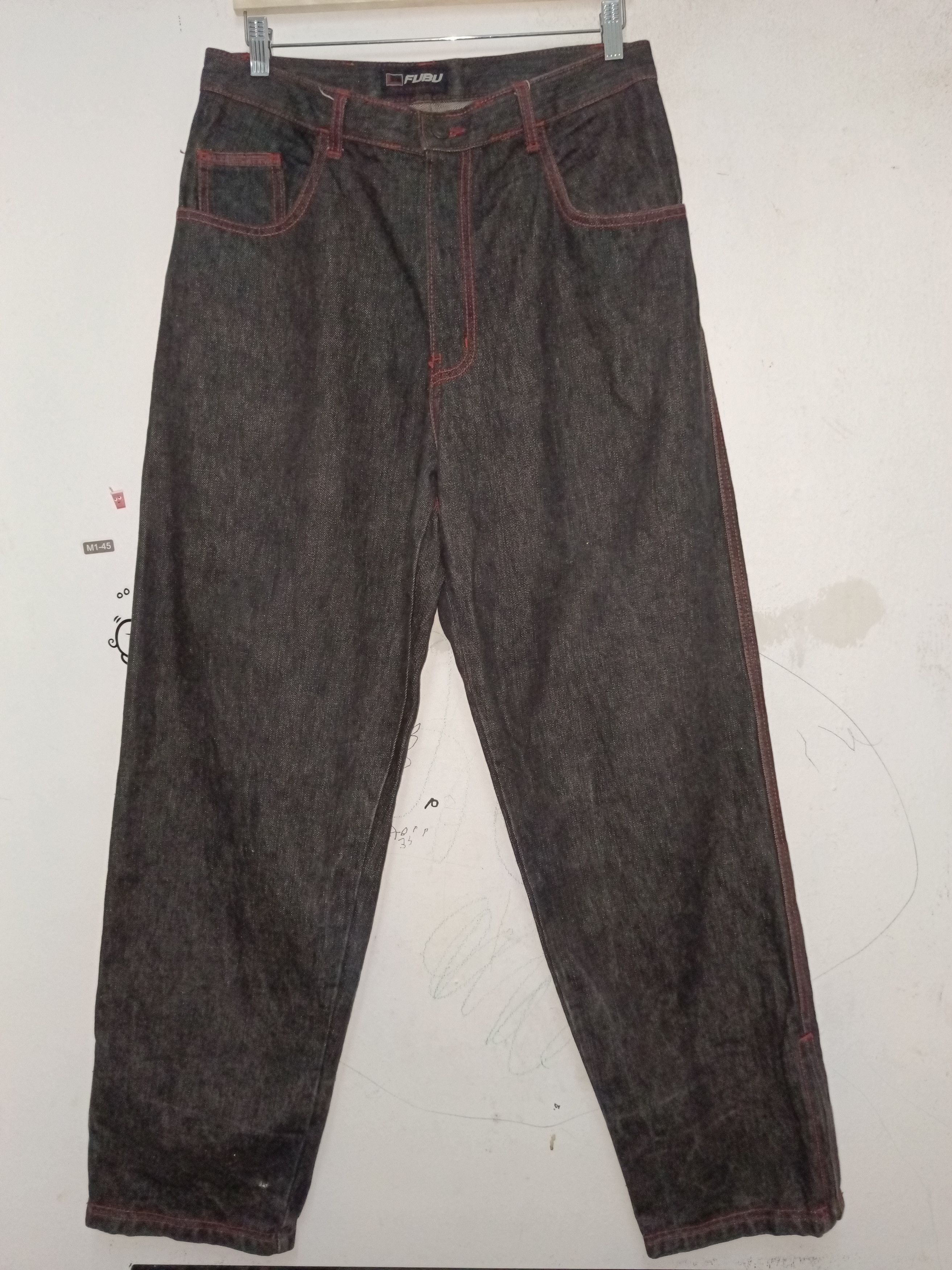 Fubu Vintage 90s Fubu Hip-hop Y2K baggy Jeans Size US 32 / EU 48 - 4 Thumbnail