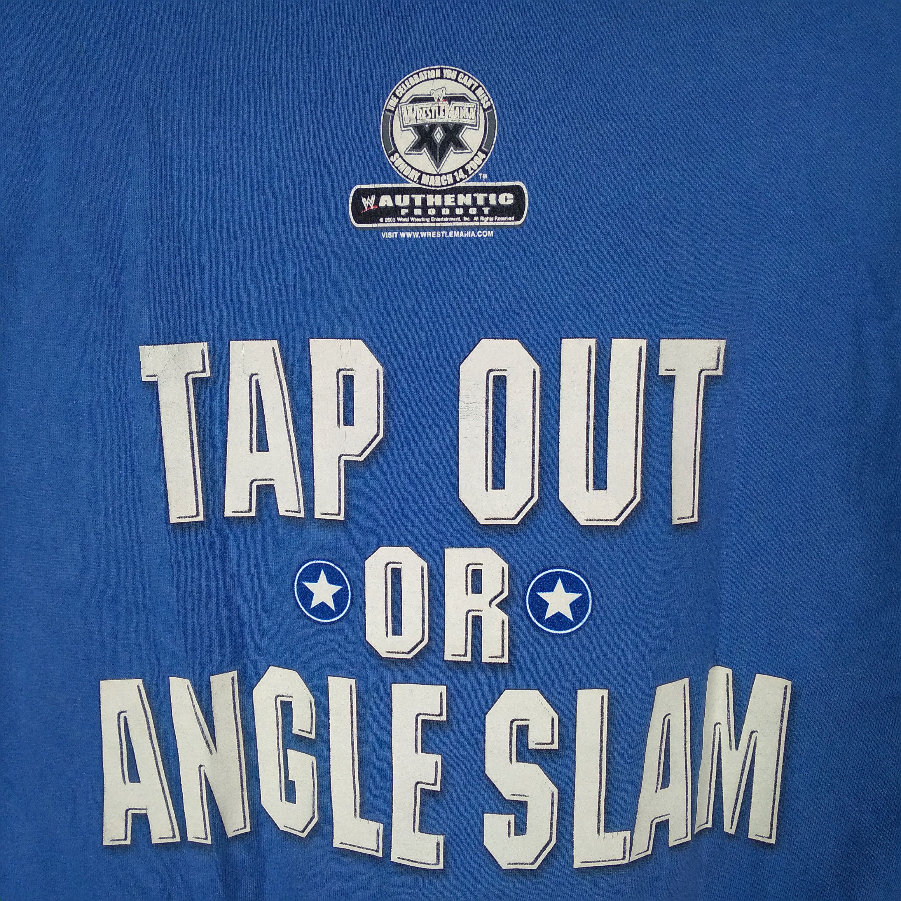 Vintage × WWF Vintage WWE Hall Of Fame Kurt Angle Angle Slam Promo Tee Size US L / EU 52-54 / 3 - 4 Thumbnail