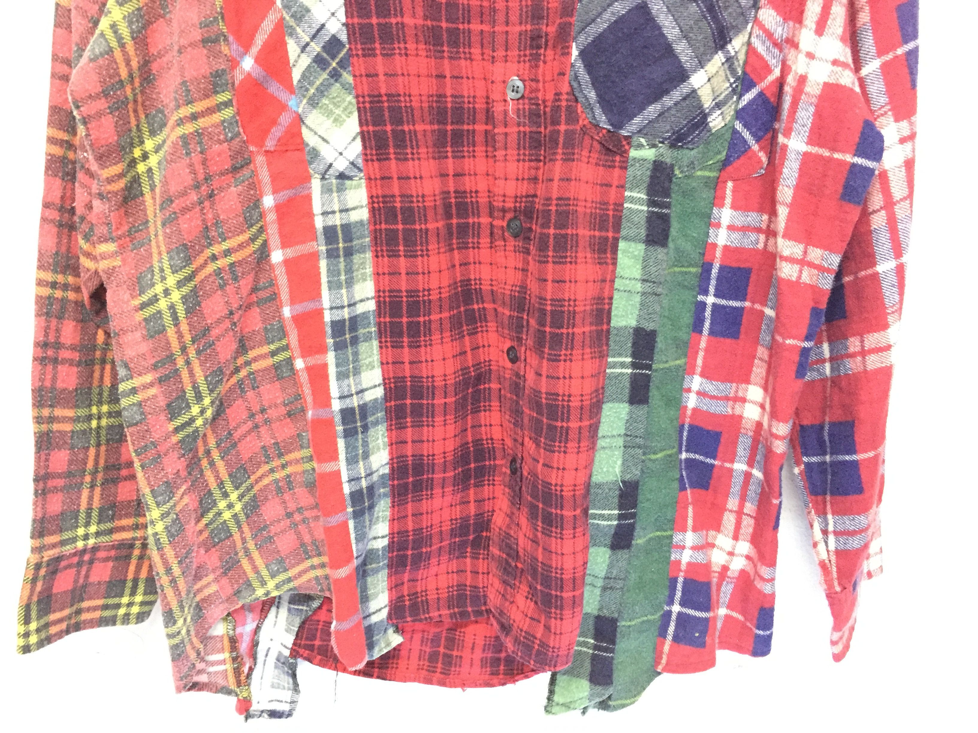 Needles × Nepenthes × Sonic Lab Sonic Lab early 7 Cut Rebuild Flannel Needles Size US M / EU 48-50 / 2 - 3 Thumbnail