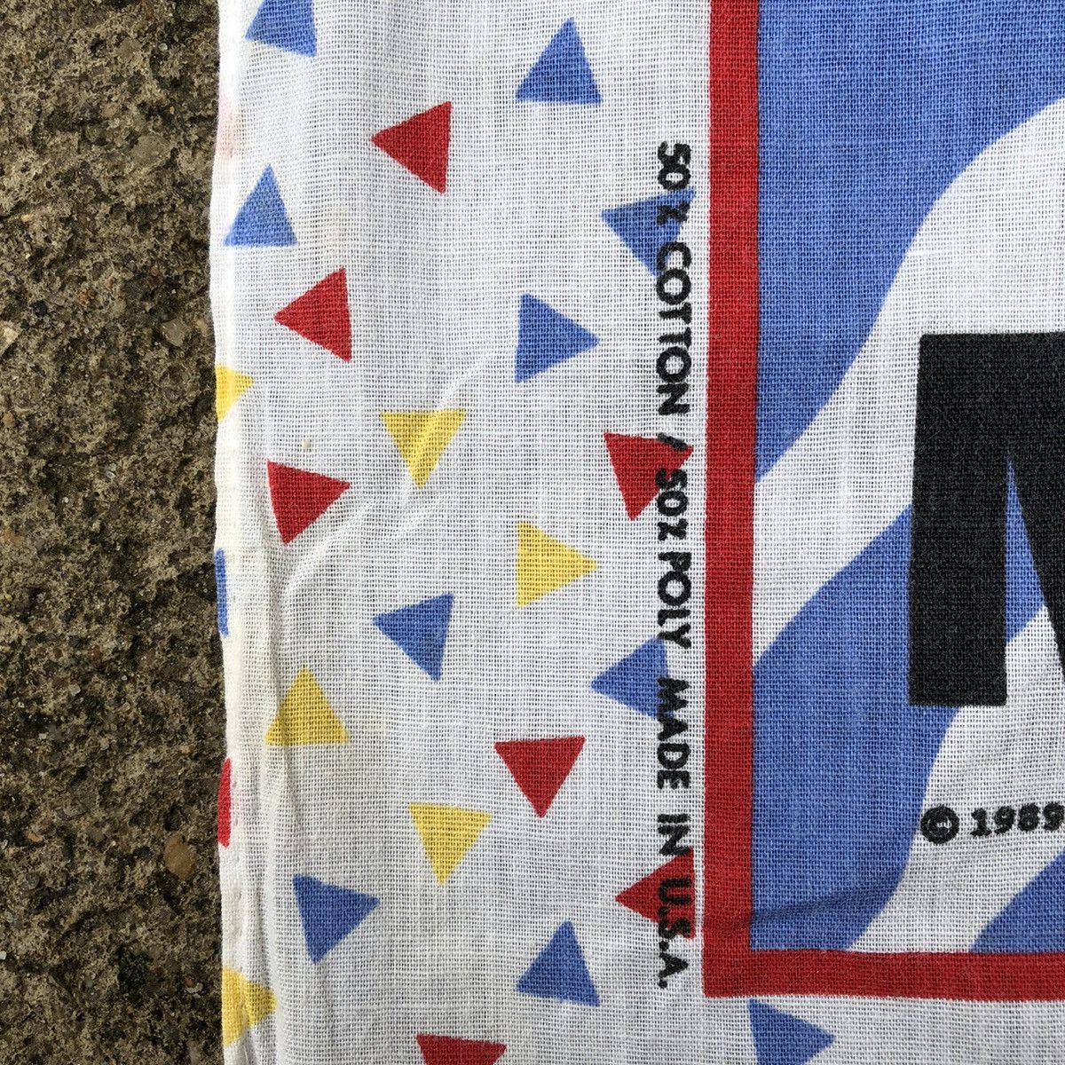 Mickey Mouse × Vintage Rare Vintage 1989 Mickey Mouse Big Print Handkerchief Size ONE SIZE - 7 Thumbnail