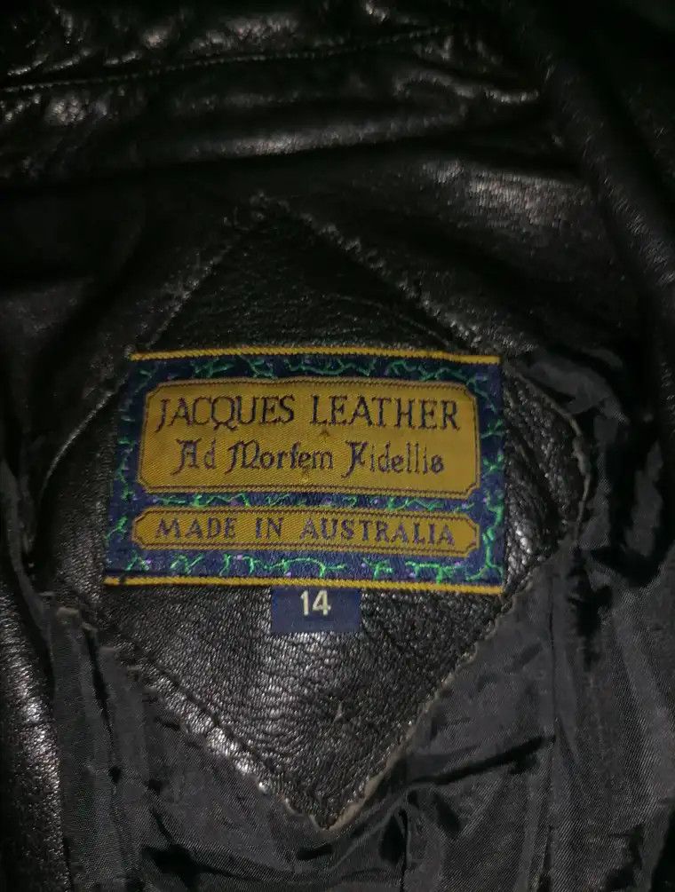 Vintage Vintage Jacques Ad Morfem leather jacket Coat Size US M / EU 48-50 / 2 - 3 Thumbnail