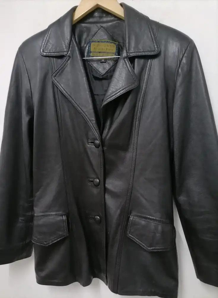 Vintage Vintage Jacques Ad Morfem leather jacket Coat Size US M / EU 48-50 / 2 - 1 Thumbnail