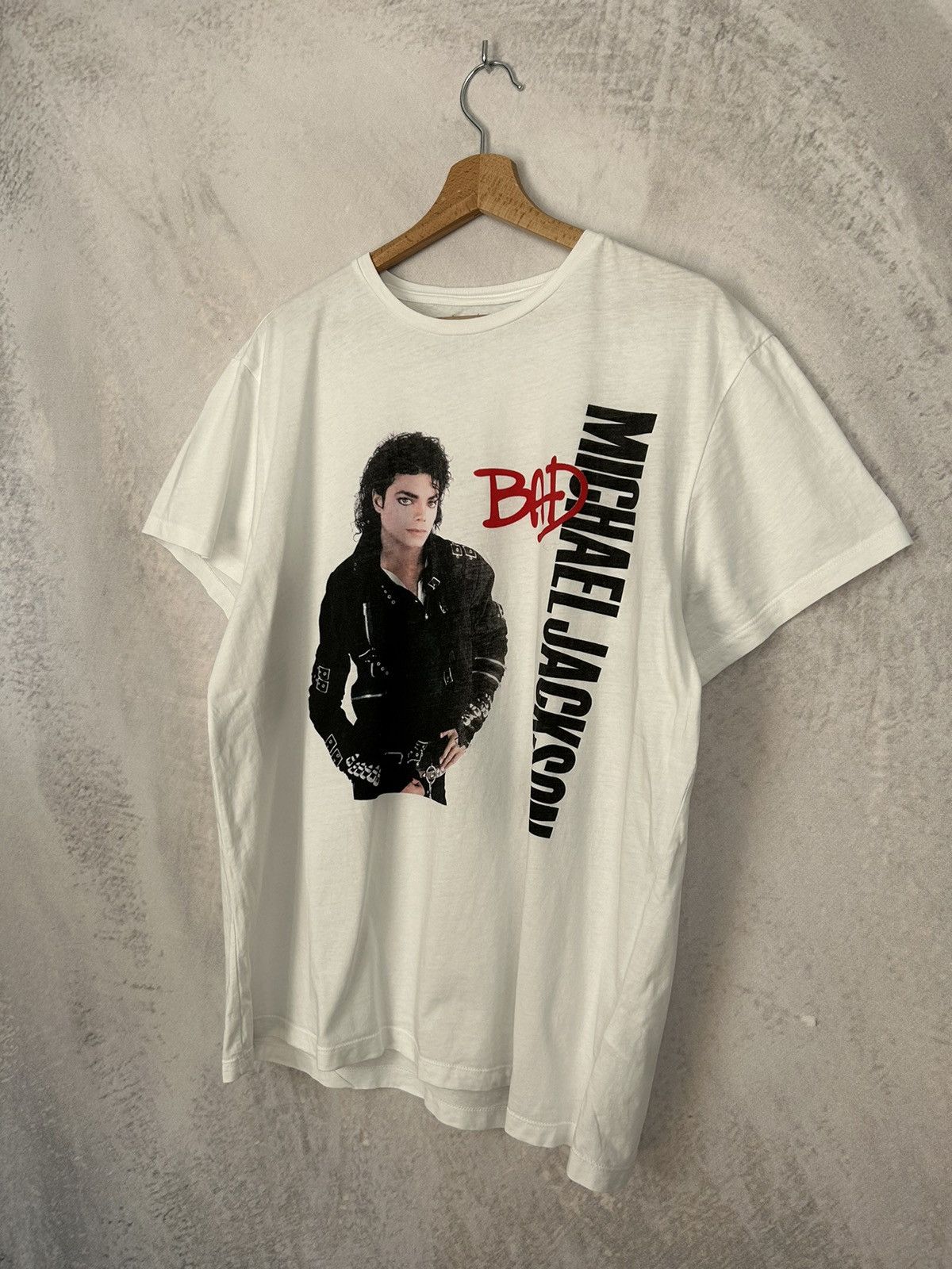 Band Tees Vintage Michael Jackson Bad Tour Graphic Promo Tee Size US XL / EU 56 / 4 - 2 Thumbnail