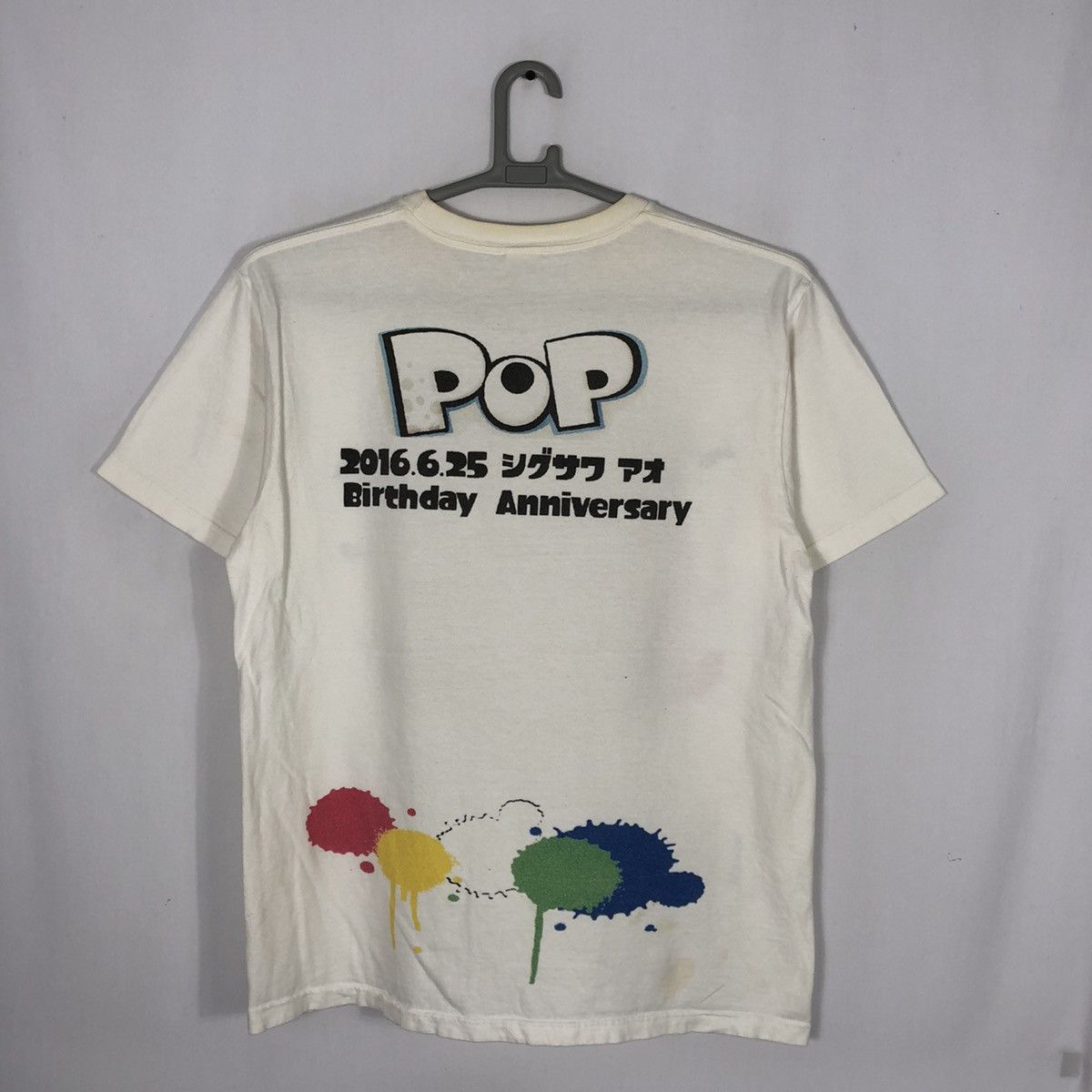 Anime × Vintage Rare Anime Ao Shigusawa Pop Character Promo Anniversary Tee Size US L / EU 52-54 / 3 - 5 Thumbnail