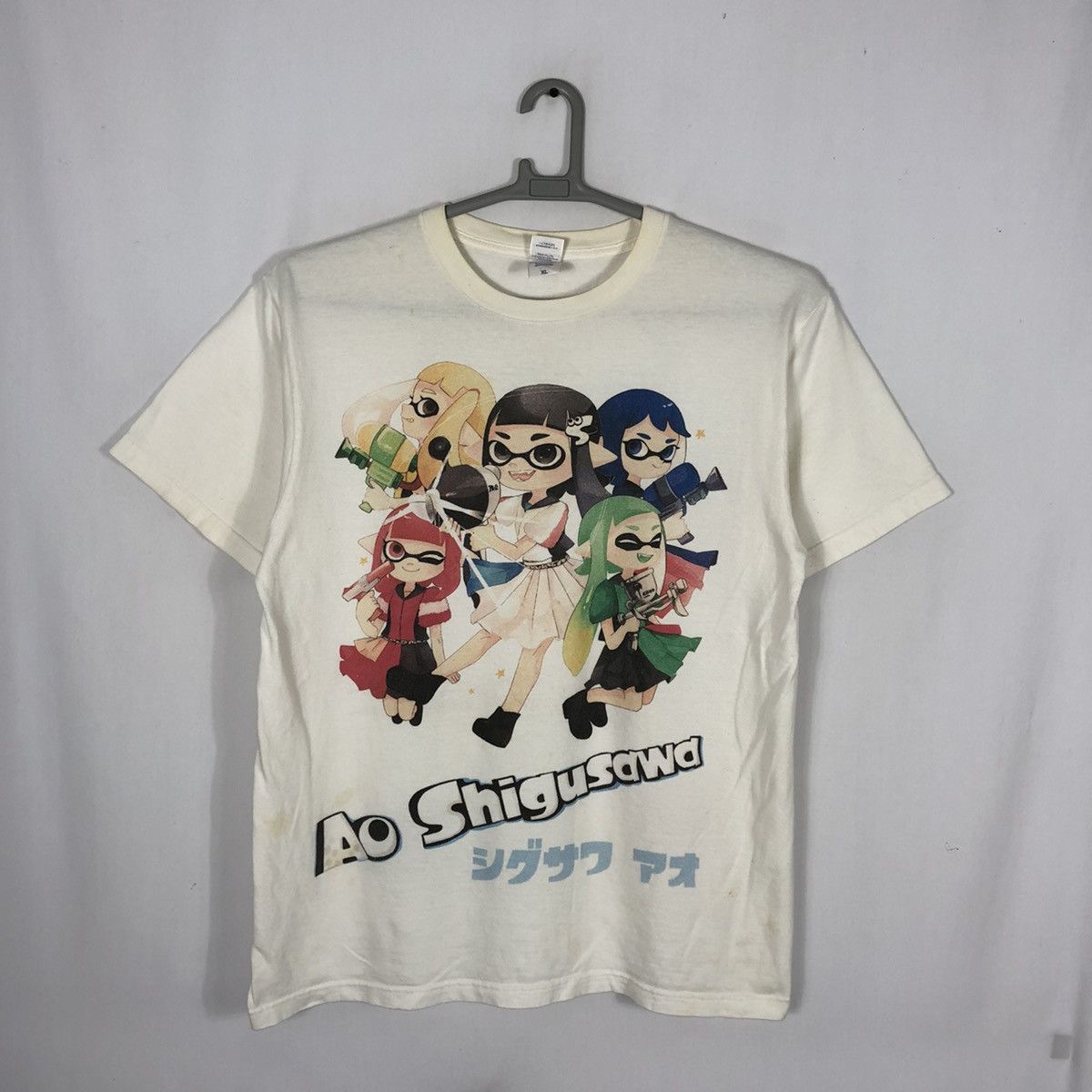 Anime × Vintage Rare Anime Ao Shigusawa Pop Character Promo Anniversary Tee Size US L / EU 52-54 / 3 - 1 Thumbnail