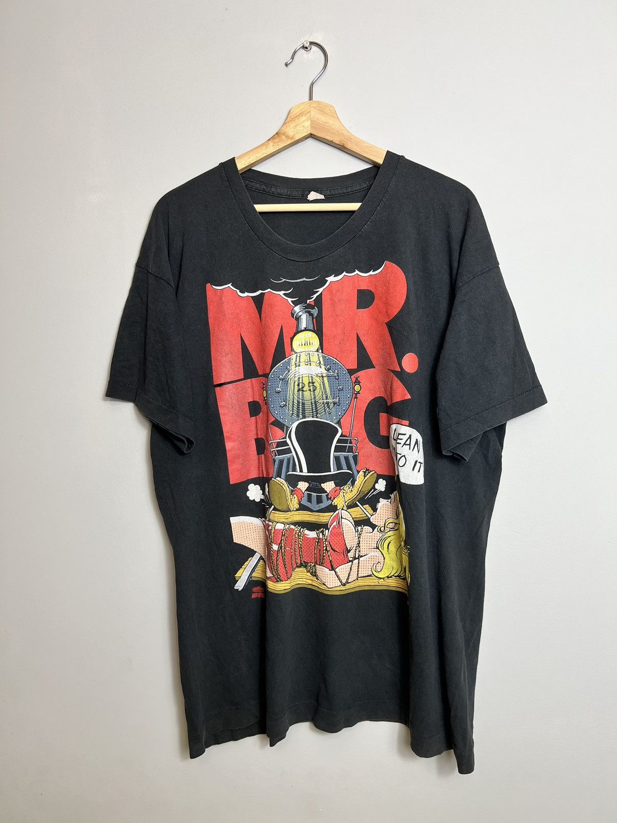 Vintage Mr. BIG 1991 Lean Into It Vintage Rare T-shirt Rock