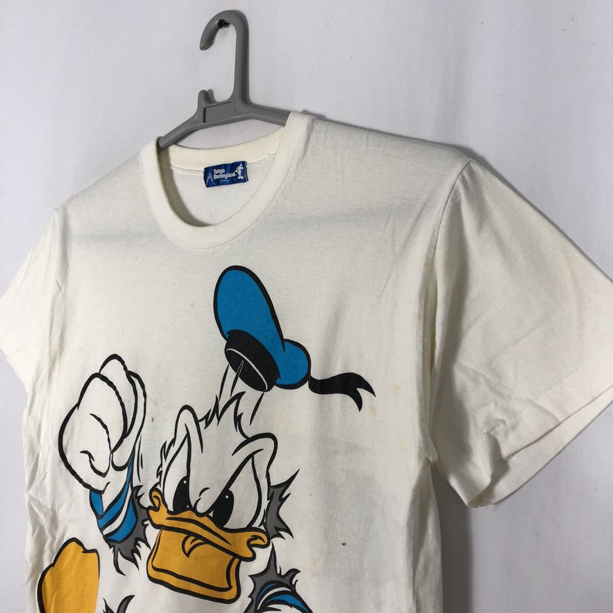 Disney × Vintage Rare Vintage Donald Duck Tokyo Disneyland Producitions Tee Size US M / EU 48-50 / 2 - 6 Thumbnail