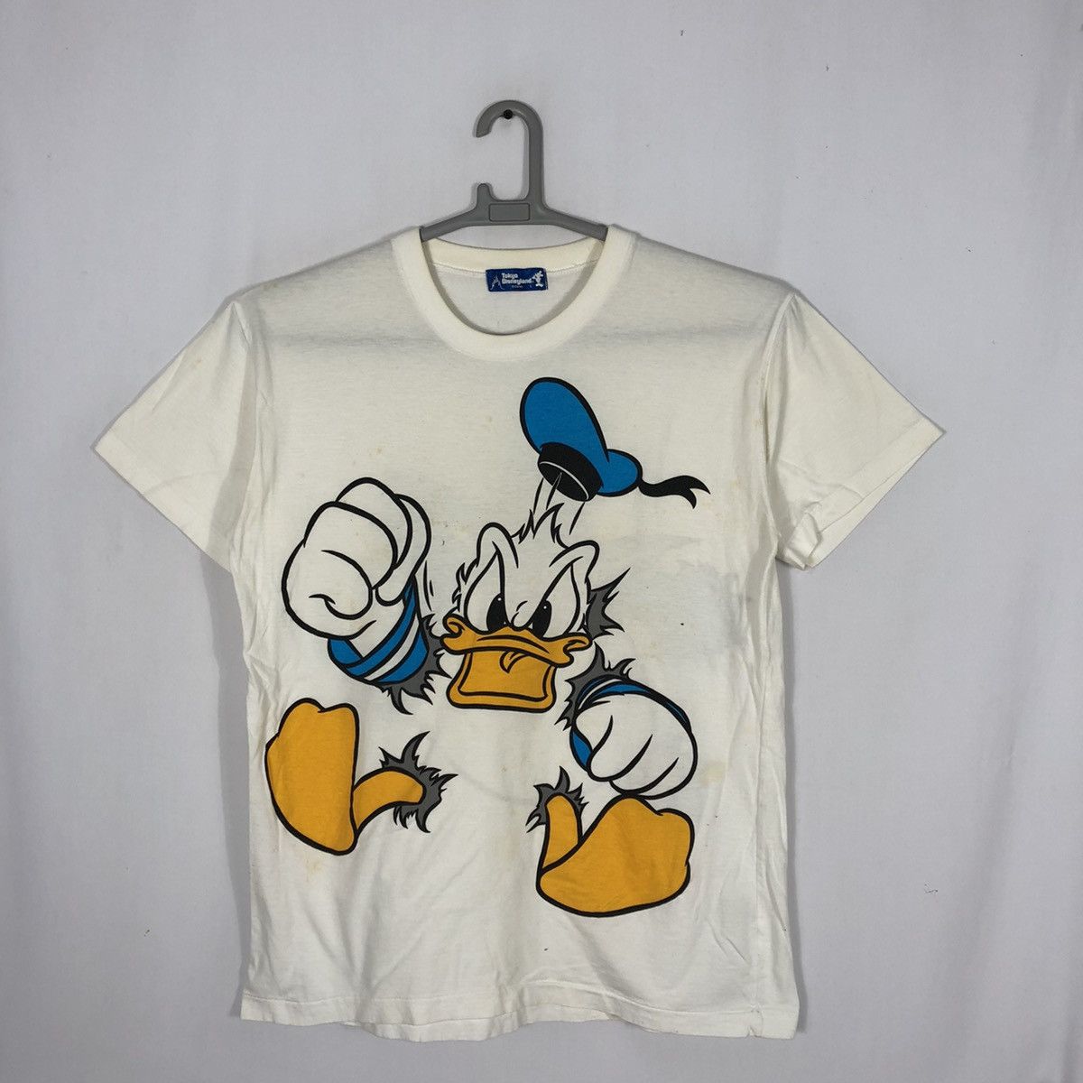 Disney × Vintage Rare Vintage Donald Duck Tokyo Disneyland Producitions Tee Size US M / EU 48-50 / 2 - 1 Thumbnail