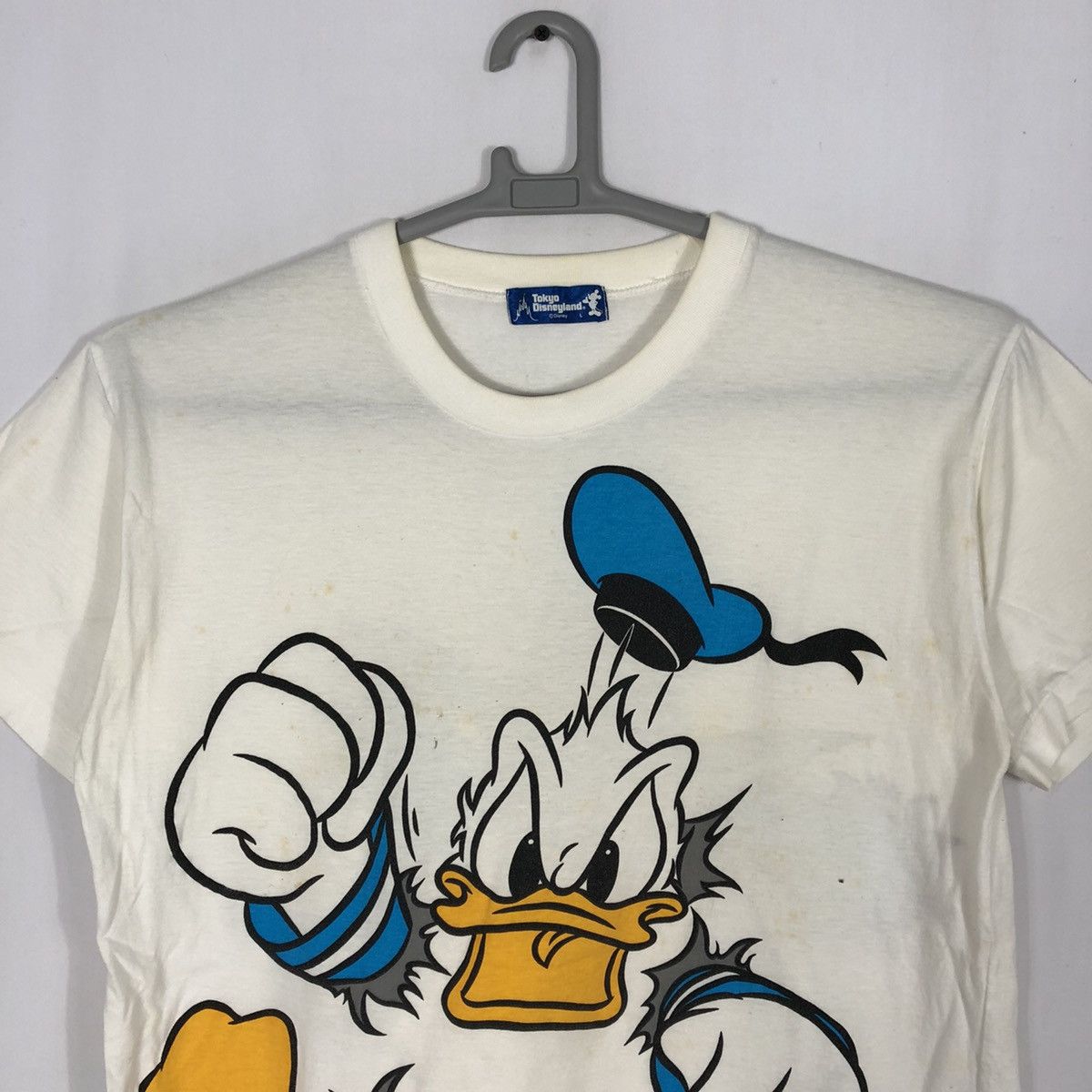 Disney × Vintage Rare Vintage Donald Duck Tokyo Disneyland Producitions Tee Size US M / EU 48-50 / 2 - 2 Thumbnail