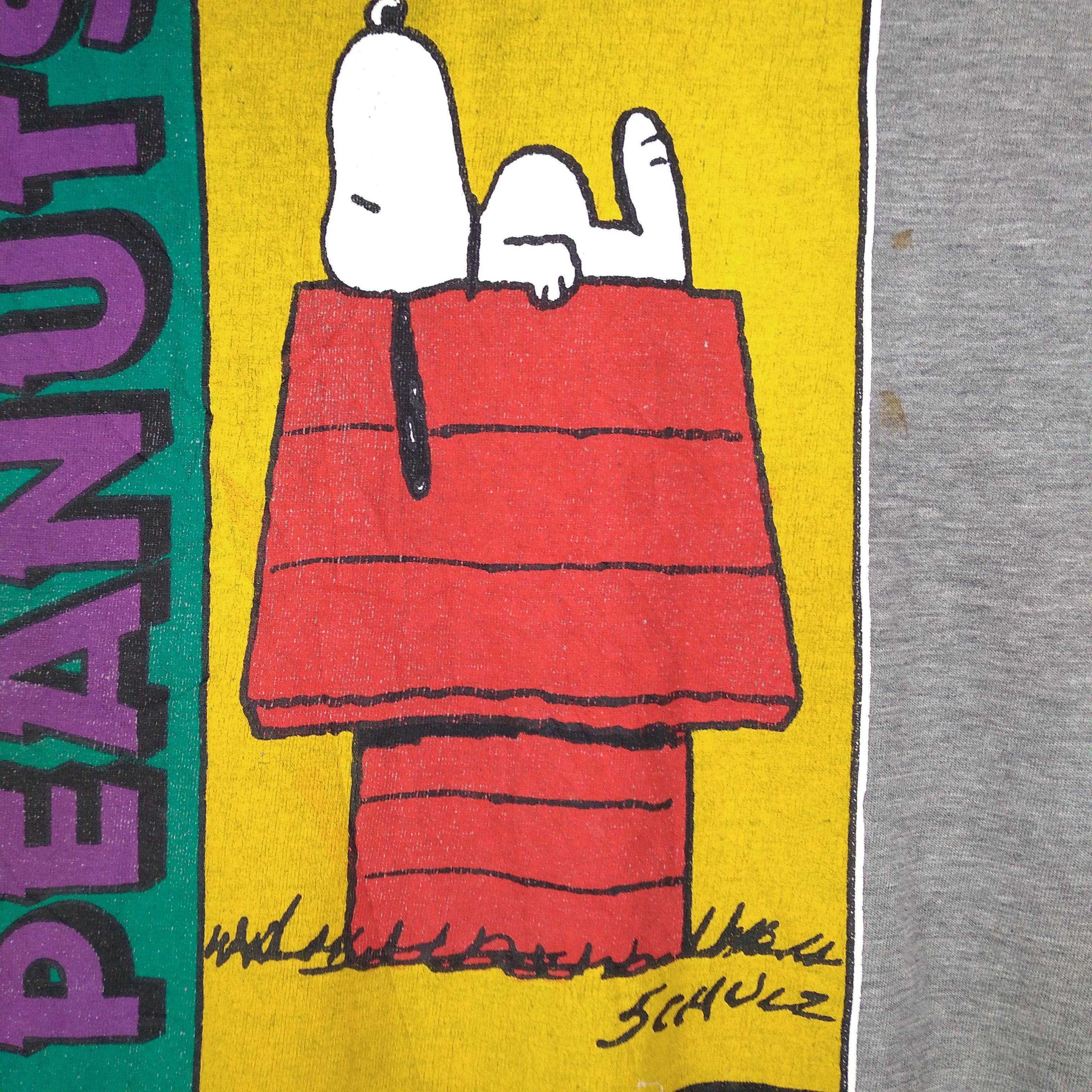 Cartoon Network × Vintage Vintage 90s PEANUTS Snoopy 45 Years Anniversary Rare Tee Size US L / EU 52-54 / 3 - 3 Thumbnail