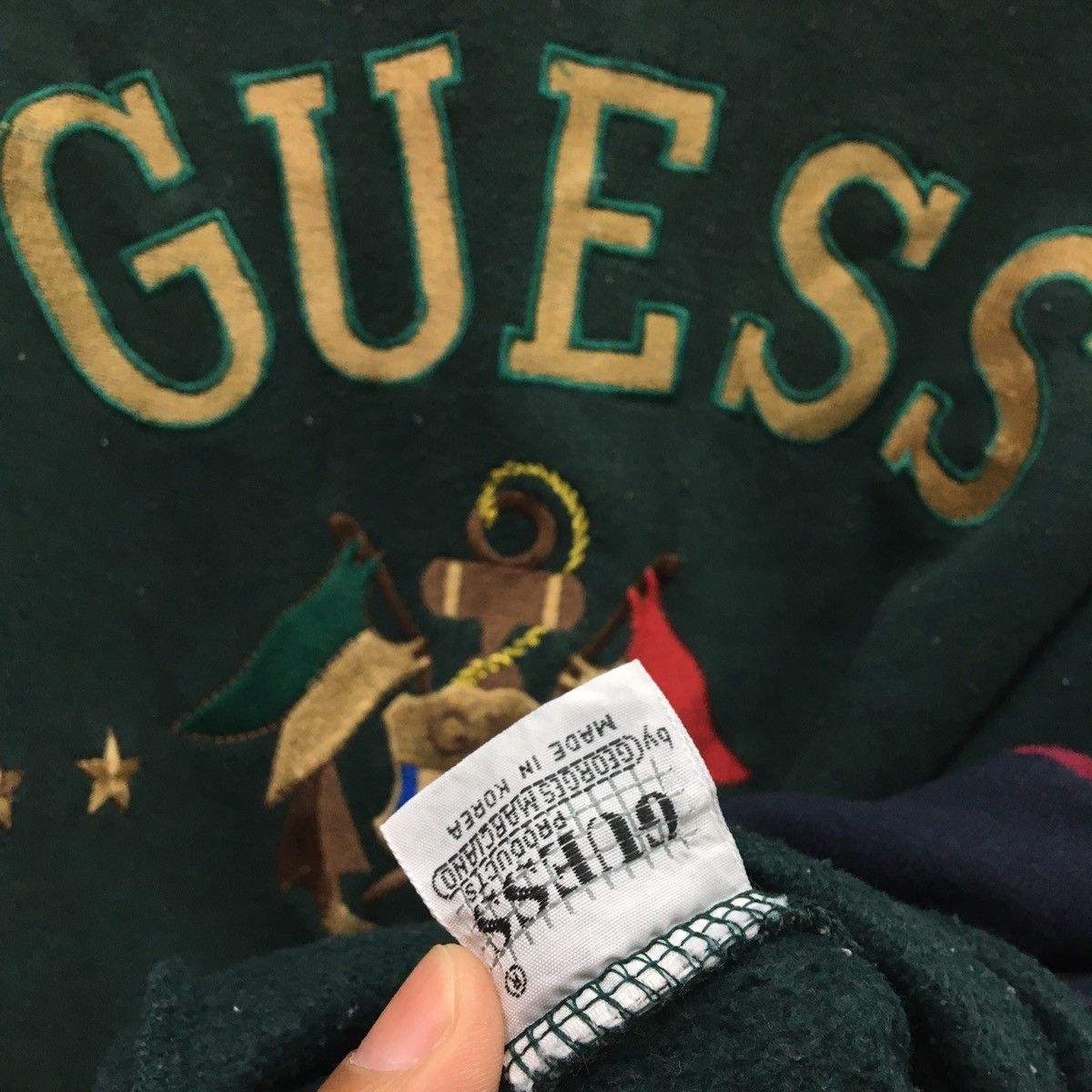Georges Marciano × Guess Vintage Guess Multicolour Sweatshirt Size US M / EU 48-50 / 2 - 10 Thumbnail