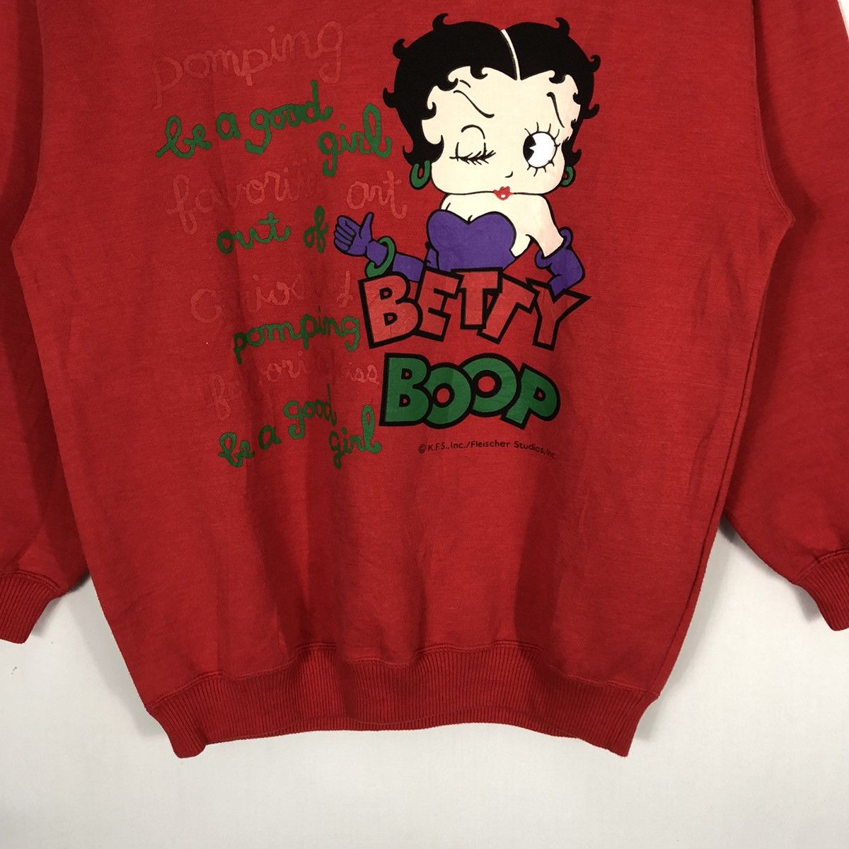 Cartoon Network × Vintage Vintage 90s Betty Boop Big Image Promo Sweatshirts Size US M / EU 48-50 / 2 - 3 Thumbnail