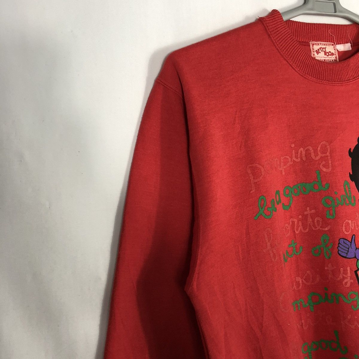 Cartoon Network × Vintage Vintage 90s Betty Boop Big Image Promo Sweatshirts Size US M / EU 48-50 / 2 - 8 Thumbnail