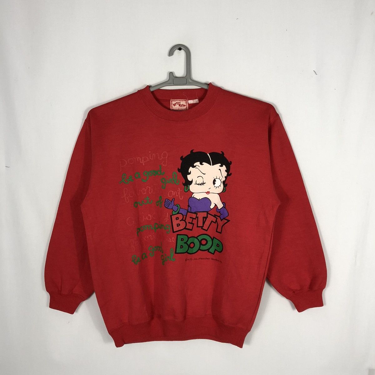 Cartoon Network × Vintage Vintage 90s Betty Boop Big Image Promo Sweatshirts Size US M / EU 48-50 / 2 - 1 Thumbnail