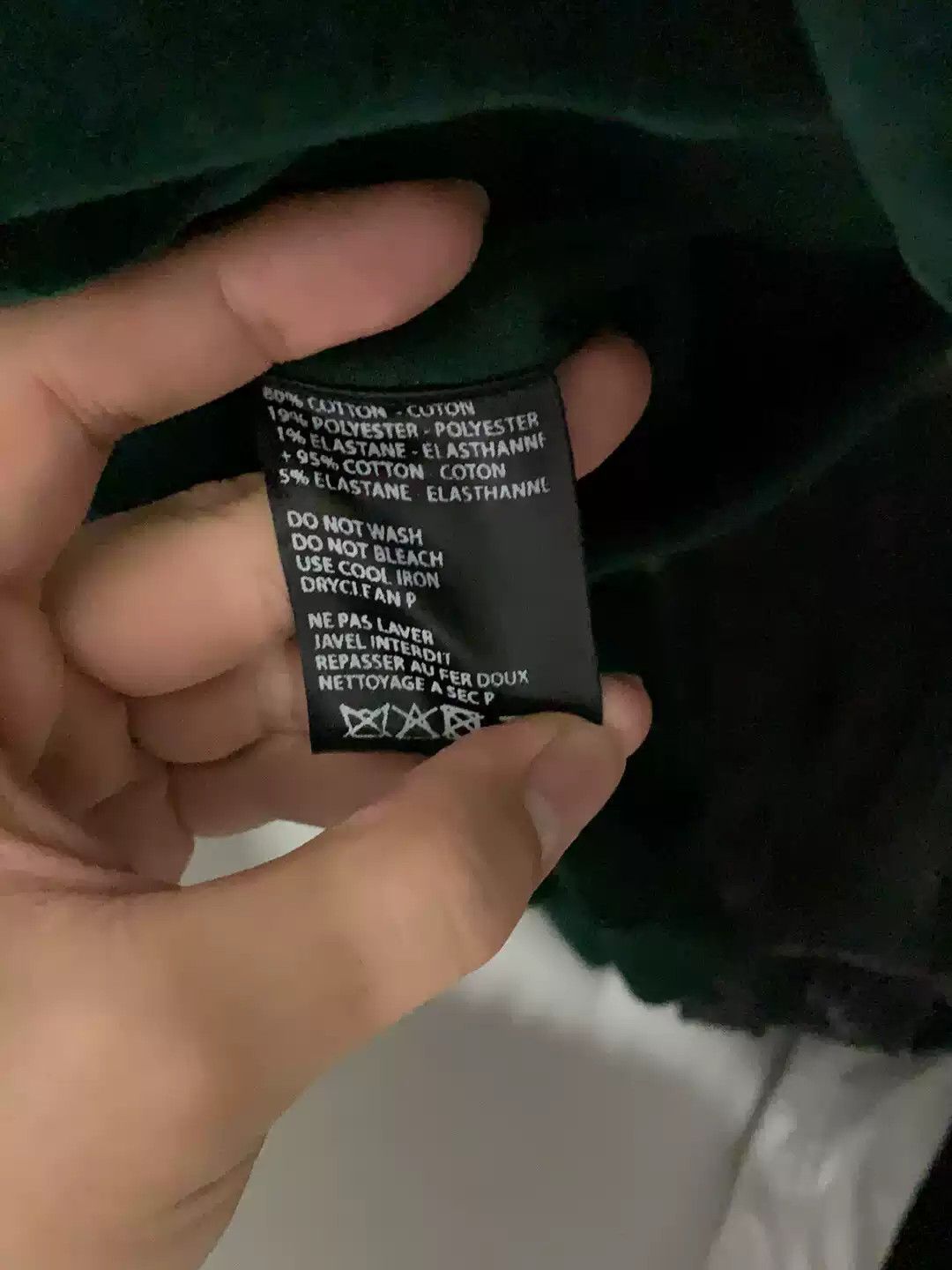 Haider Ackermann Haider AckermannGreen velvet hoodie size m Size US M / EU 48-50 / 2 - 6 Thumbnail