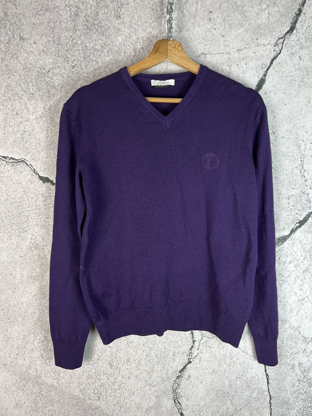 Versace Versace Collection wool sweater Size L / US 10 / IT 46 - 1 Thumbnail