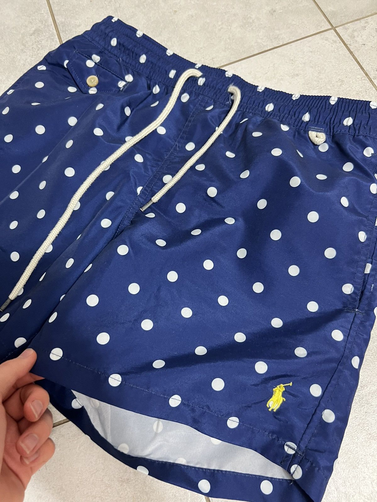 Ralph Lauren Polka Dot Swim Shorts Rare Designer Streetwear