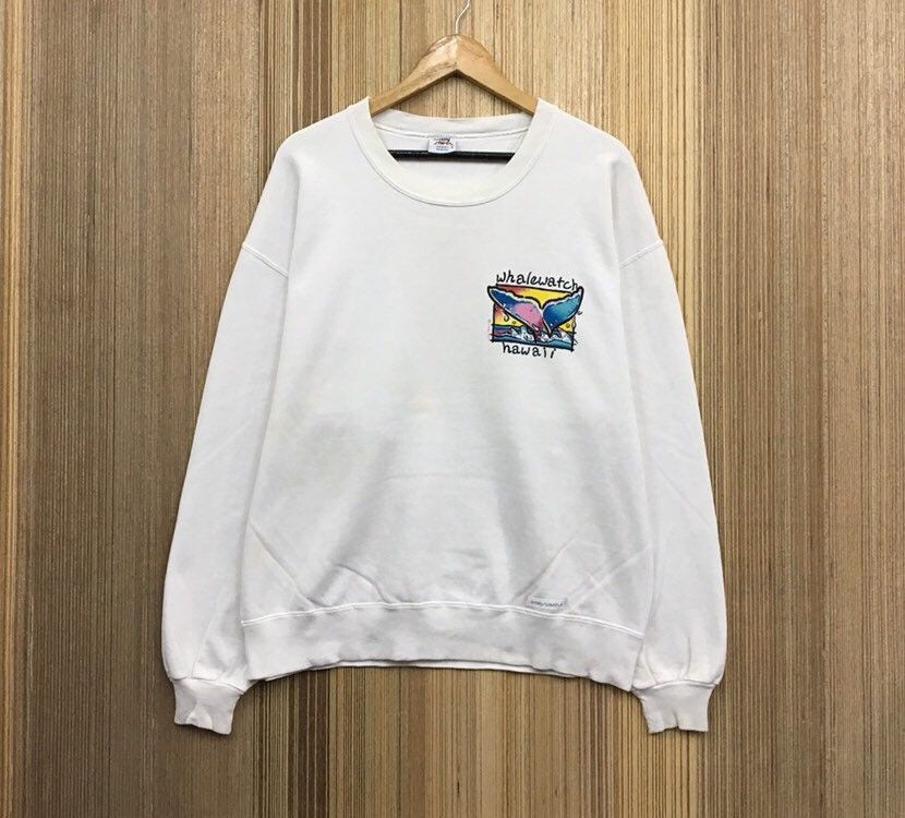 Vintage Vintage WHALEWATCH HAWAII Crewneck Sweatshirt Size US L / EU 52-54 / 3 - 2 Thumbnail