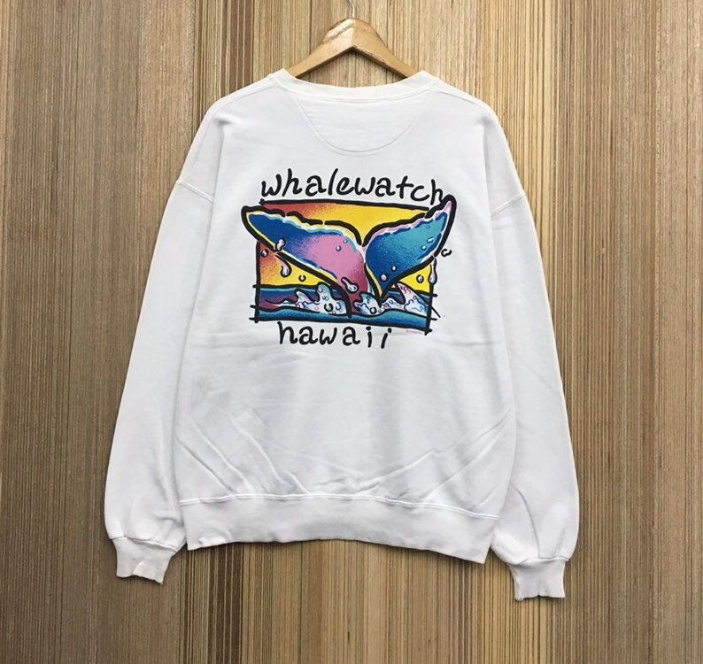 Vintage Vintage WHALEWATCH HAWAII Crewneck Sweatshirt Size US L / EU 52-54 / 3 - 1 Thumbnail