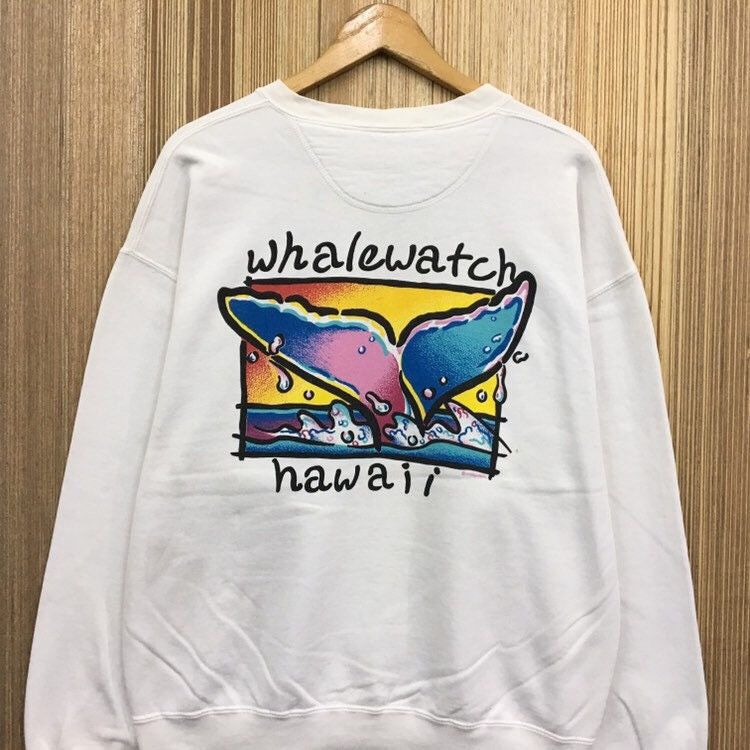 Vintage Vintage WHALEWATCH HAWAII Crewneck Sweatshirt Size US L / EU 52-54 / 3 - 5 Thumbnail