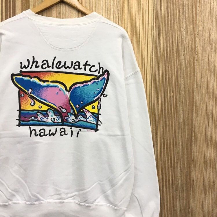 Vintage Vintage WHALEWATCH HAWAII Crewneck Sweatshirt Size US L / EU 52-54 / 3 - 6 Thumbnail