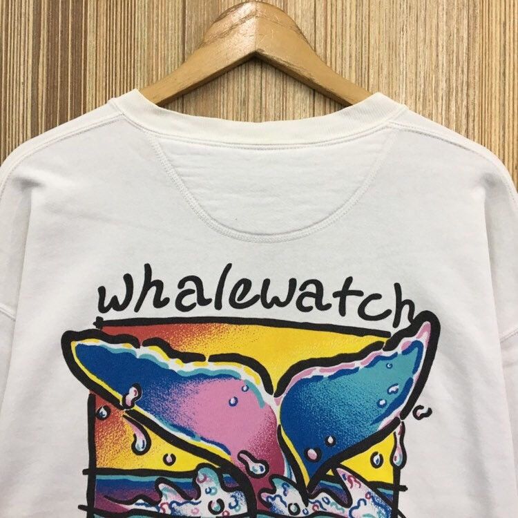 Vintage Vintage WHALEWATCH HAWAII Crewneck Sweatshirt Size US L / EU 52-54 / 3 - 7 Thumbnail
