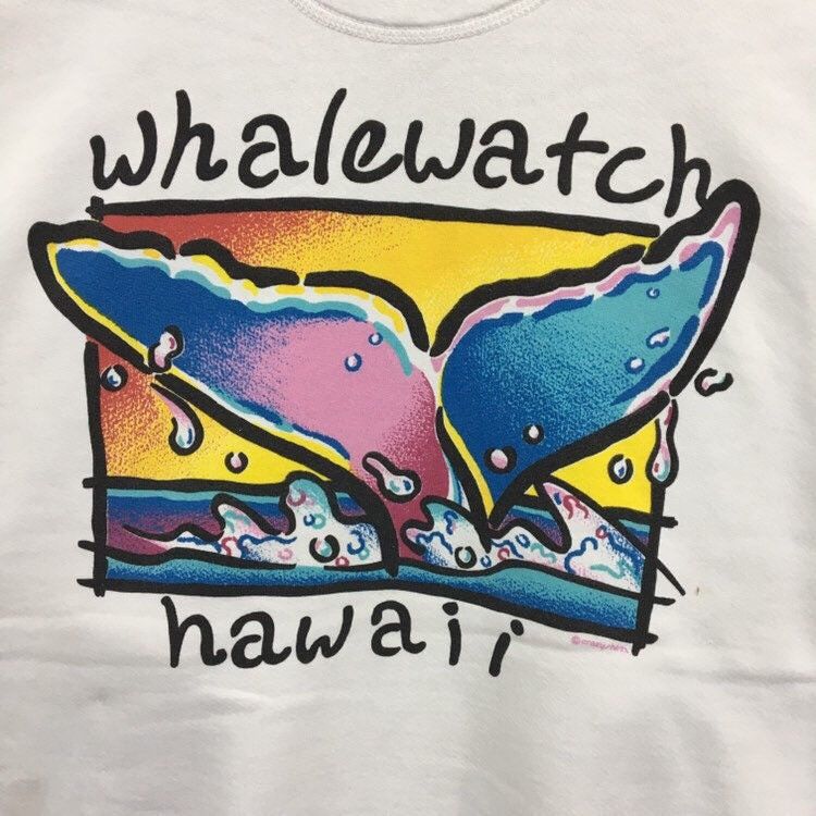 Vintage Vintage WHALEWATCH HAWAII Crewneck Sweatshirt Size US L / EU 52-54 / 3 - 8 Thumbnail