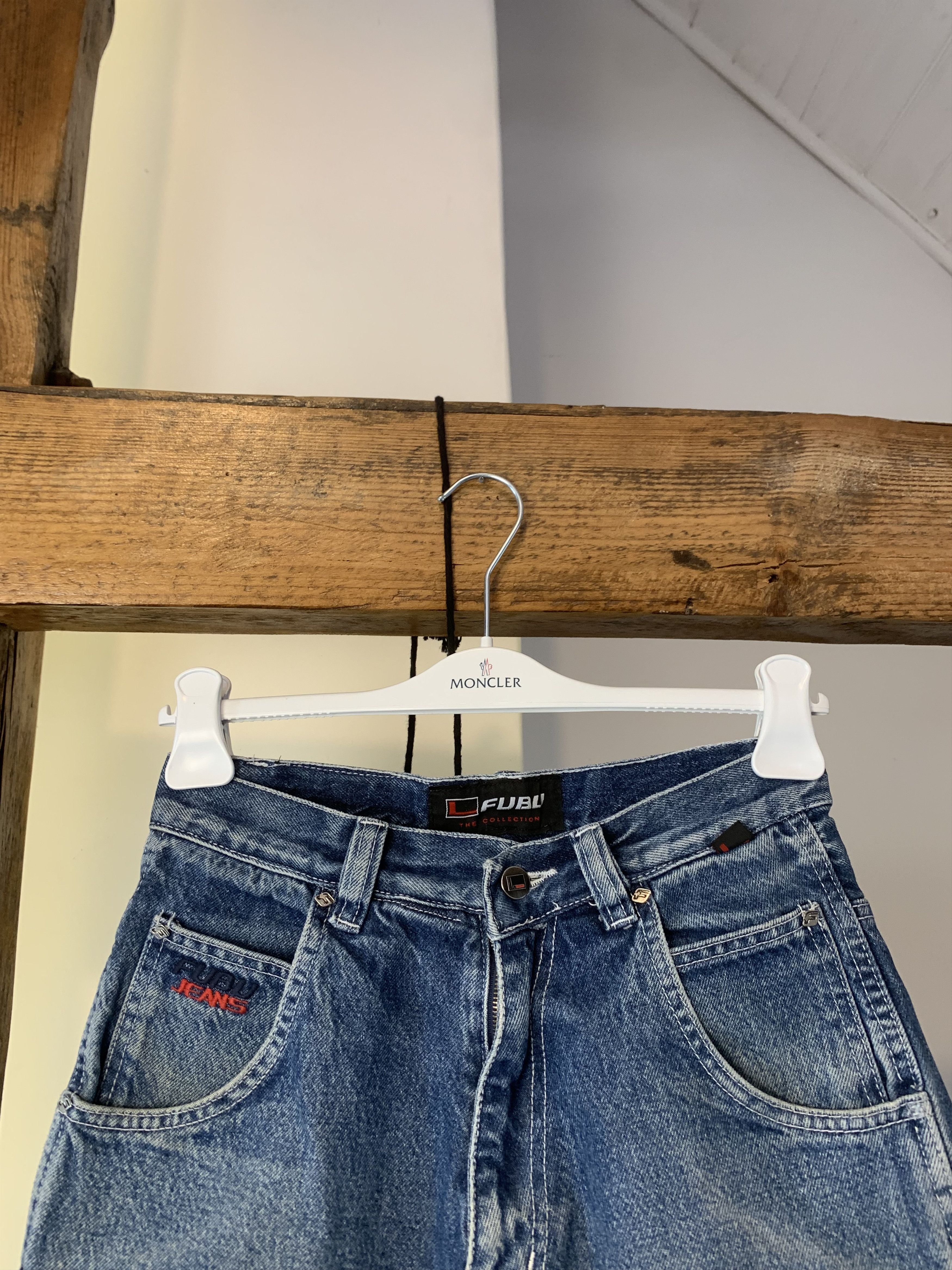 Fubu × Vintage 90s FUBU Baggy Denim Work Jeans Size US 29 - 6 Thumbnail