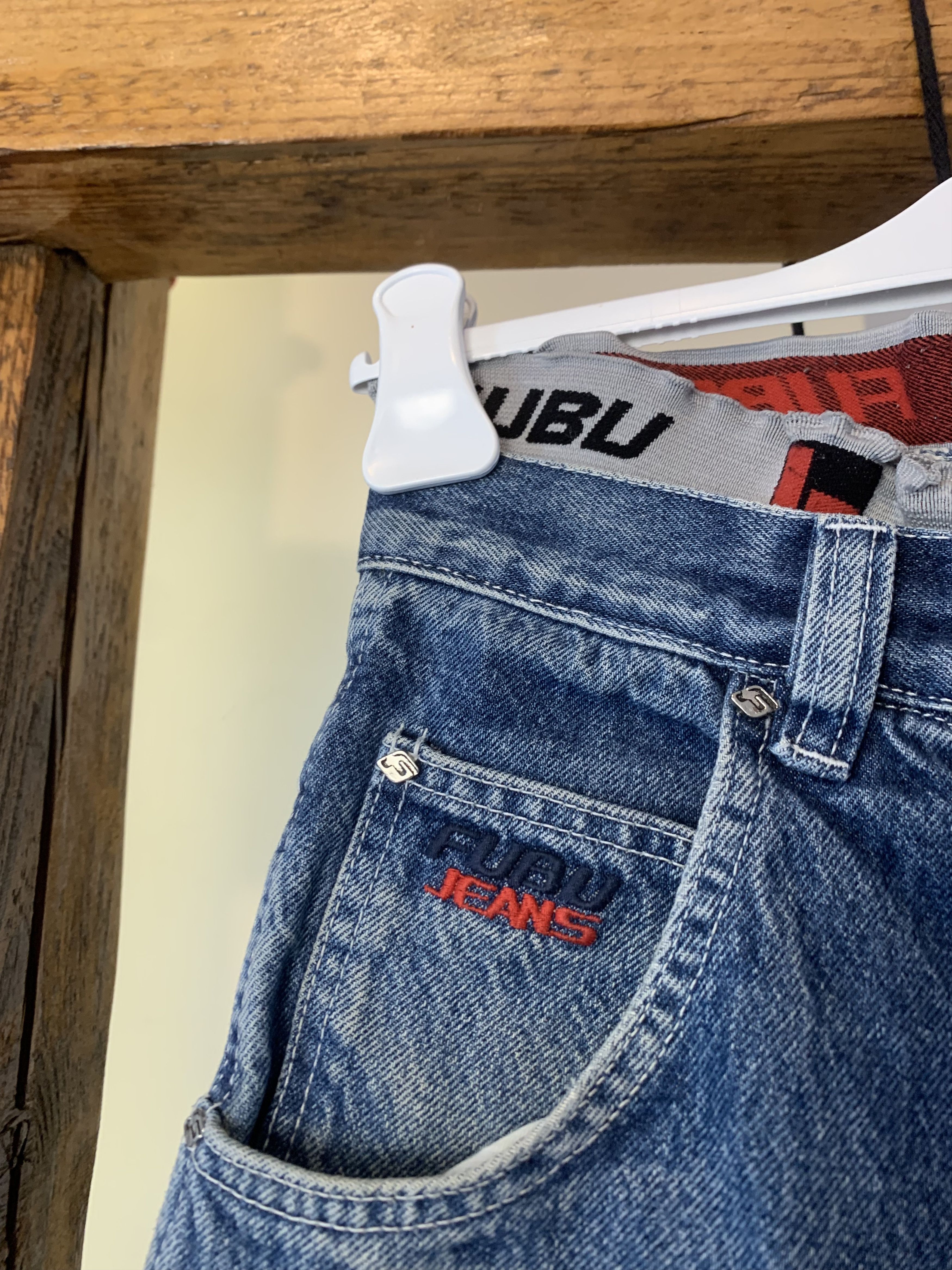 Fubu × Vintage 90s FUBU Baggy Denim Work Jeans Size US 29 - 4 Thumbnail