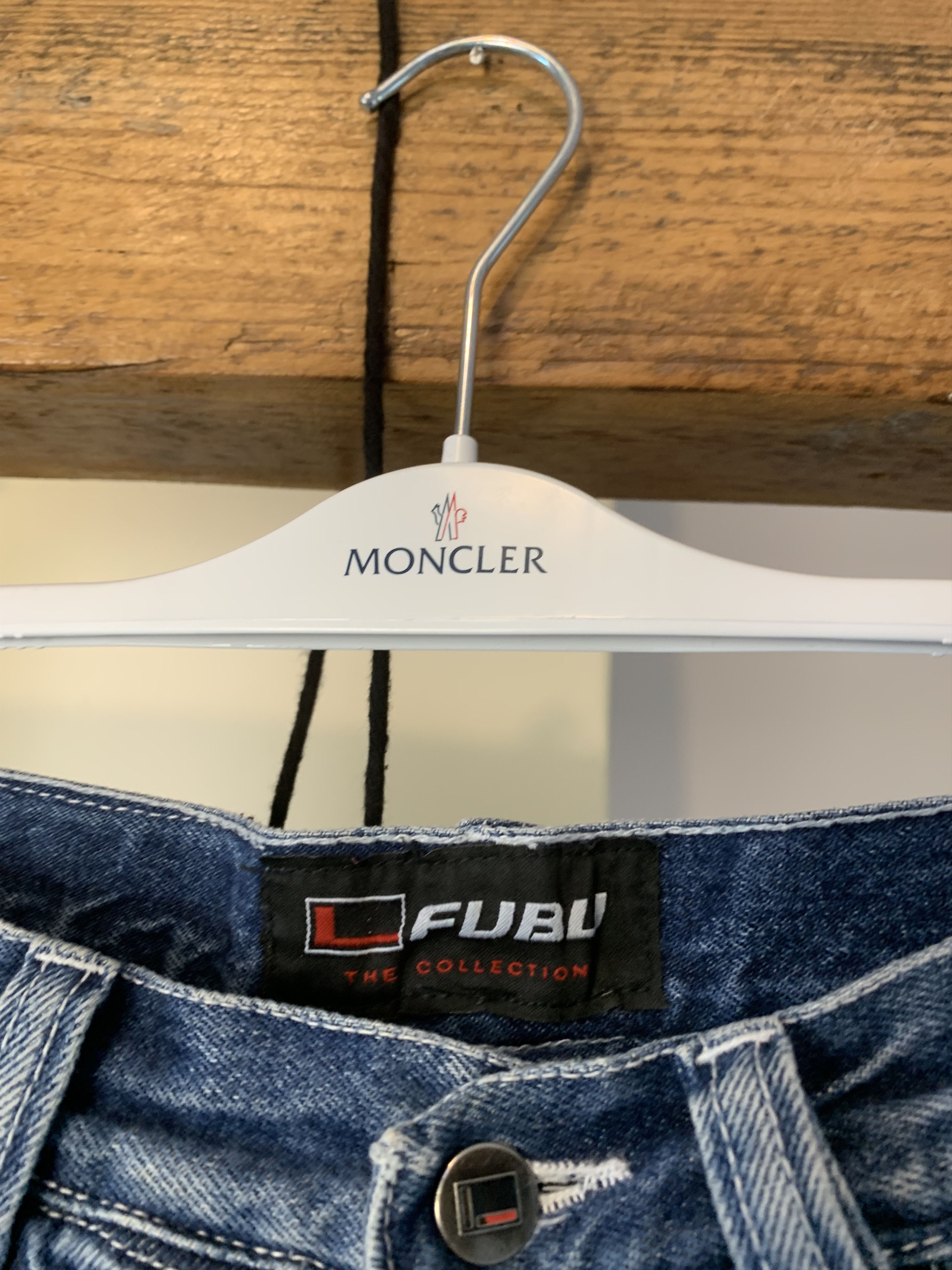 Fubu × Vintage 90s FUBU Baggy Denim Work Jeans Size US 29 - 16 Thumbnail