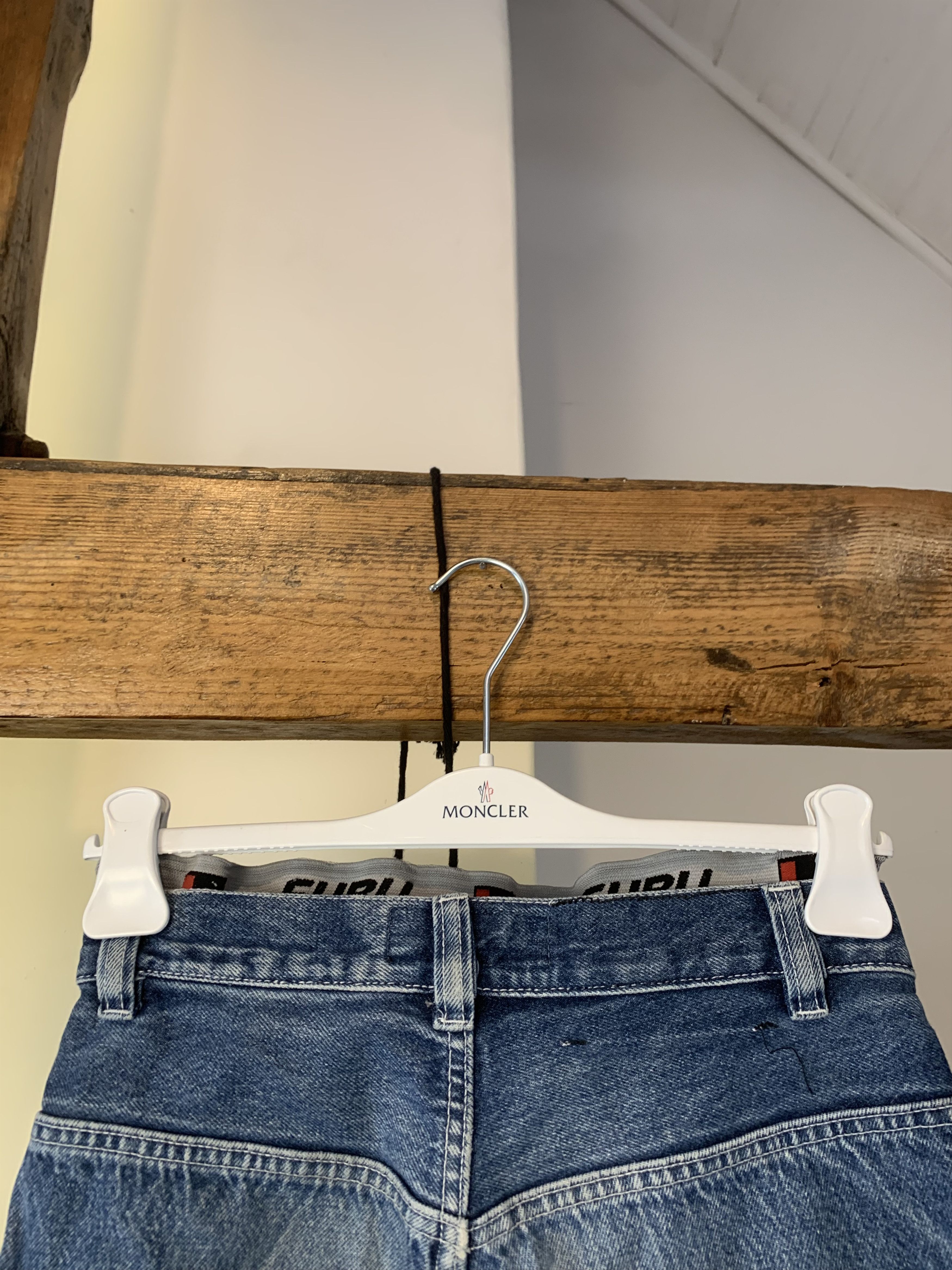 Fubu × Vintage 90s FUBU Baggy Denim Work Jeans Size US 29 - 12 Thumbnail