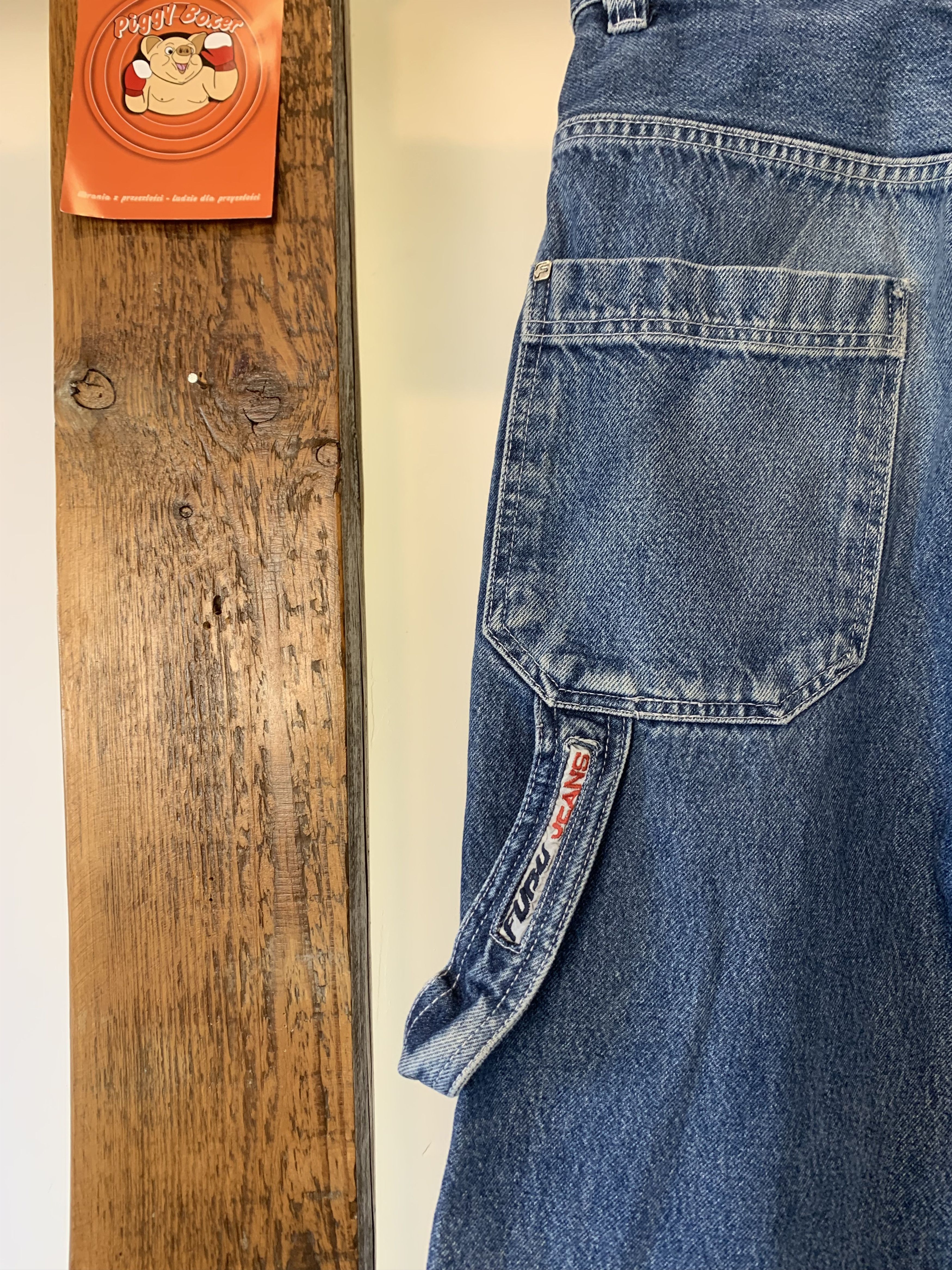 Fubu × Vintage 90s FUBU Baggy Denim Work Jeans Size US 29 - 10 Thumbnail