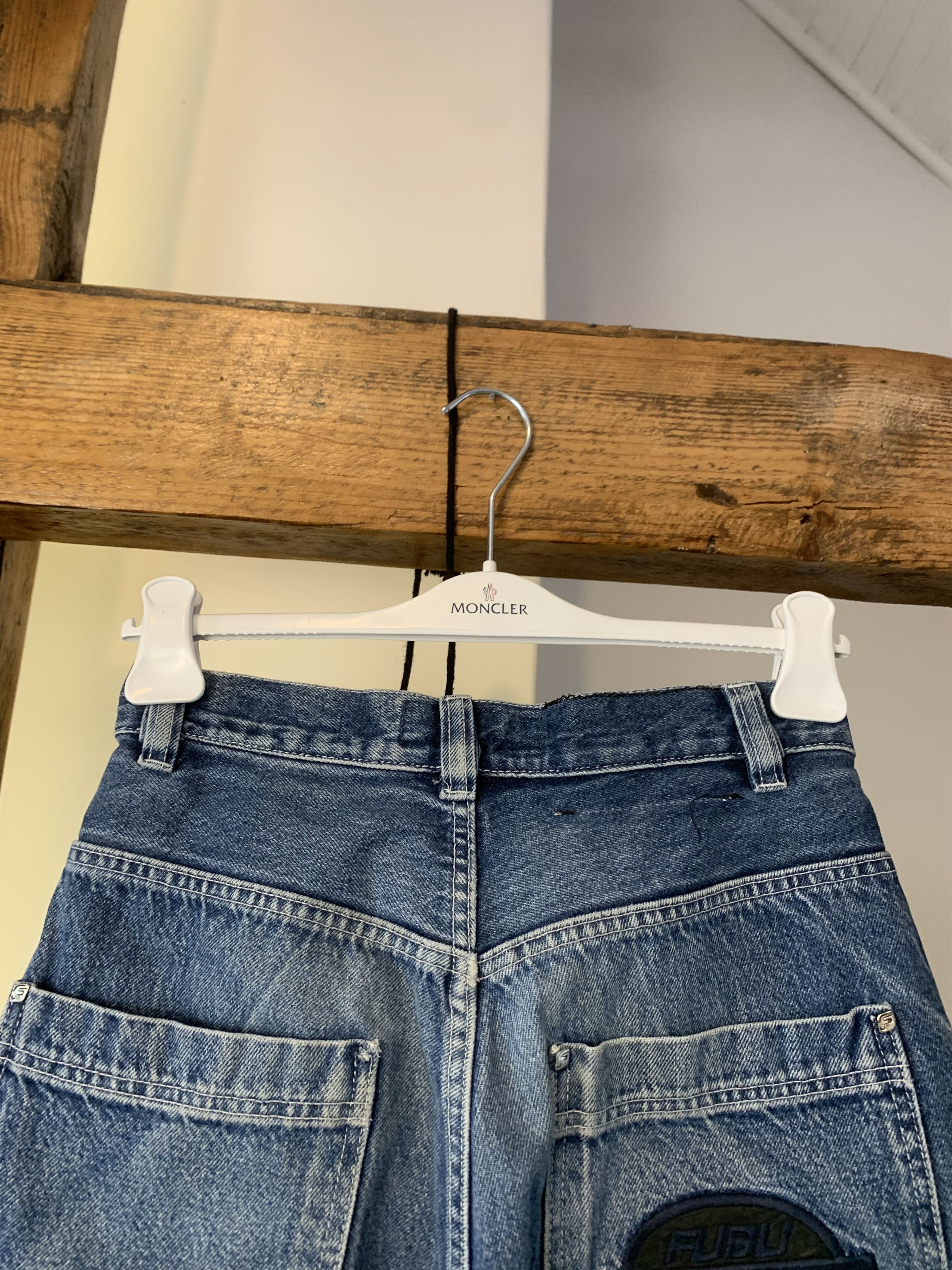 Fubu × Vintage 90s FUBU Baggy Denim Work Jeans Size US 29 - 13 Thumbnail