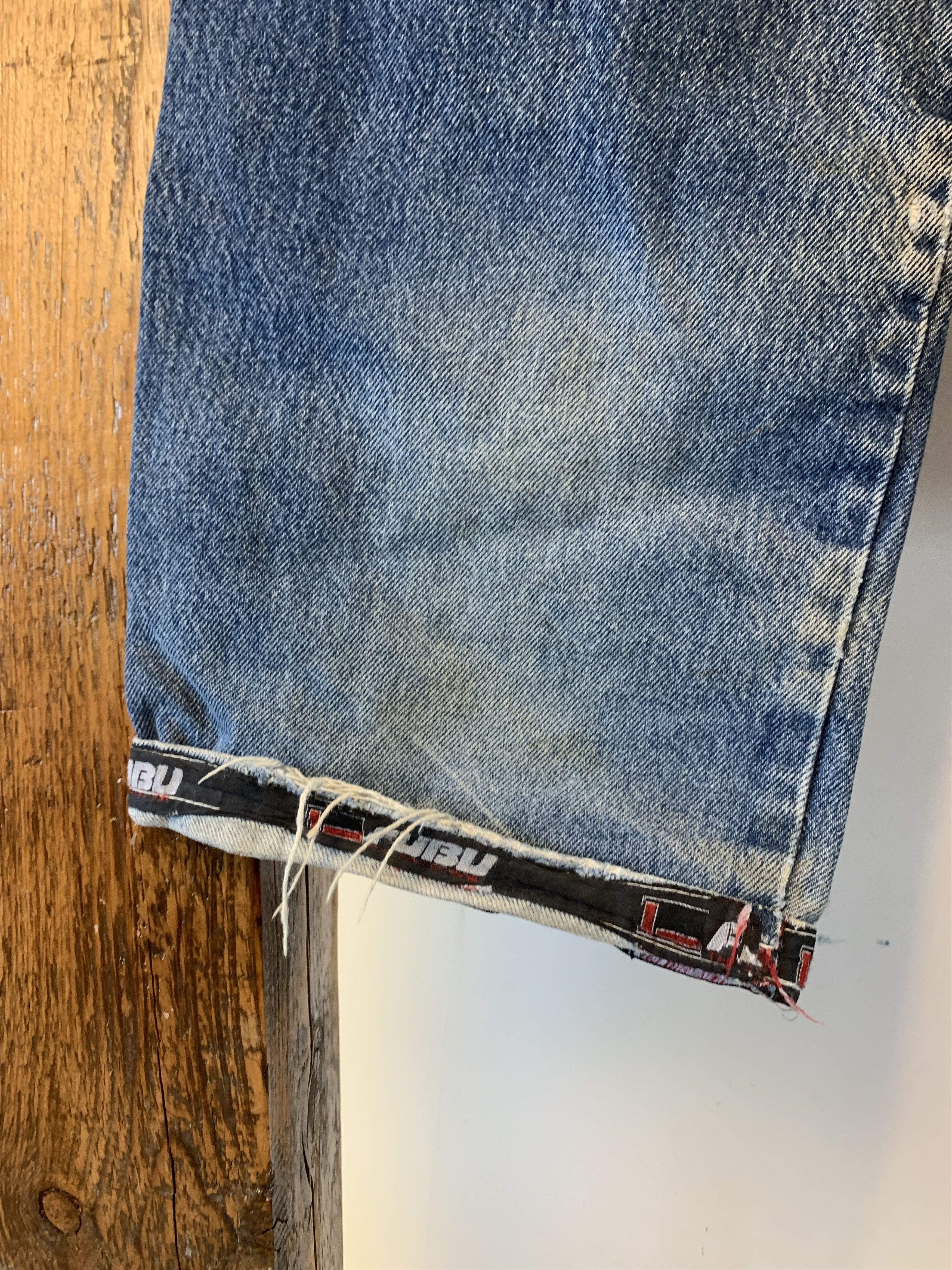 Fubu × Vintage 90s FUBU Baggy Denim Work Jeans Size US 29 - 14 Thumbnail