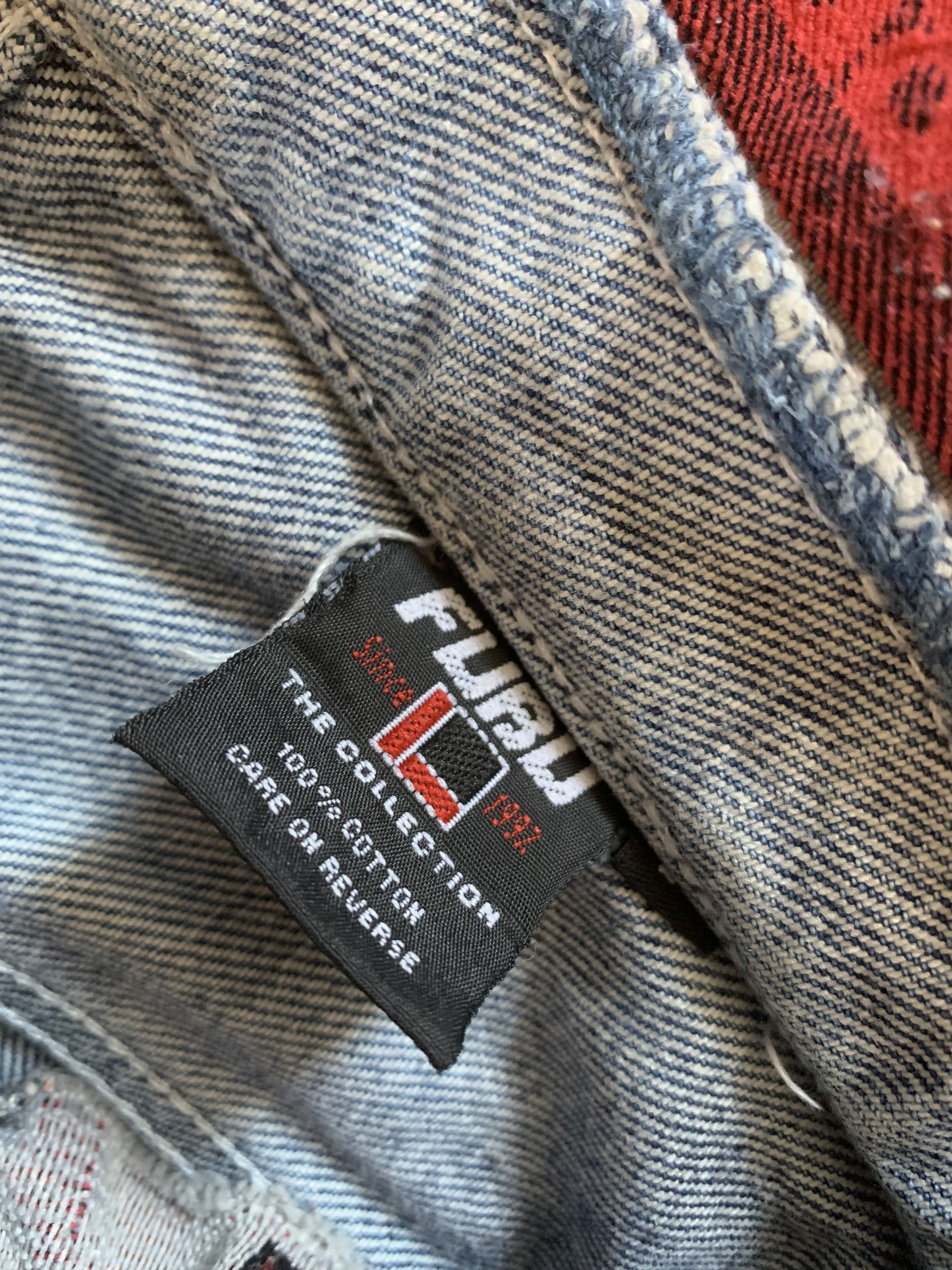 Fubu × Vintage 90s FUBU Baggy Denim Work Jeans Size US 29 - 15 Thumbnail