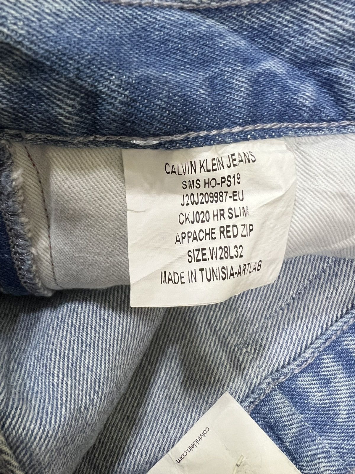 Calvin Klein SAMPLE NOS🔥Calvin Klein Bondage Denim Size US 29 - 9 Thumbnail
