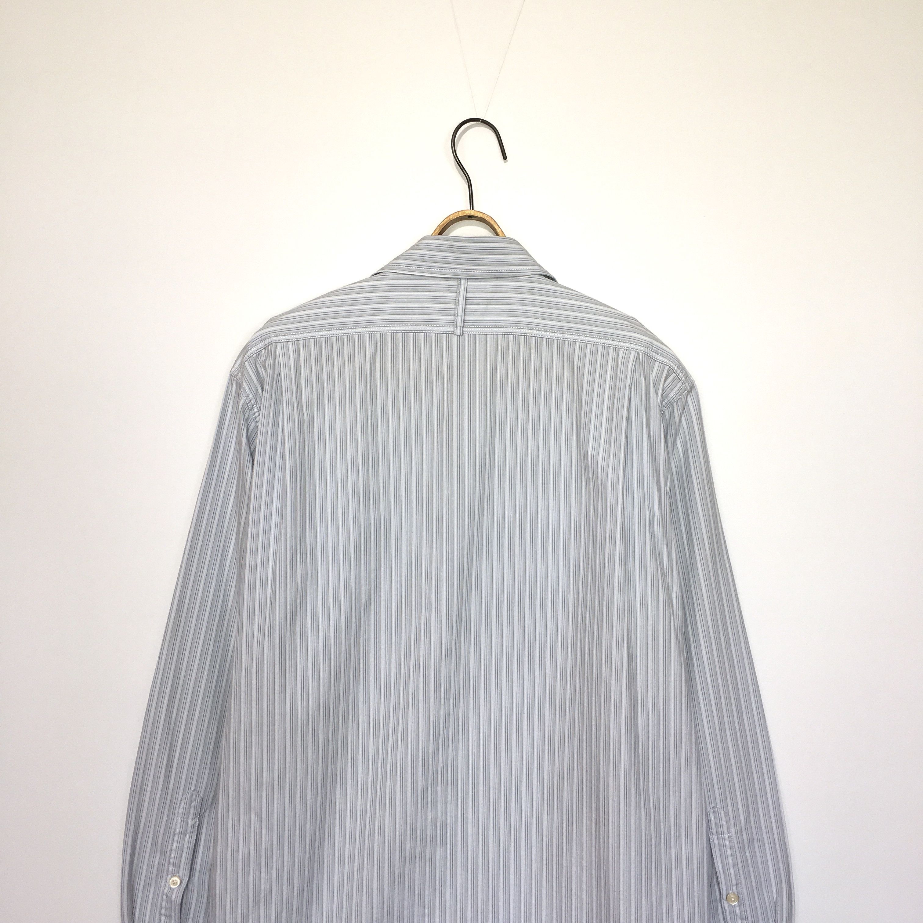 Nigel Cabourn Nigel Cabourn Utility Striped Shirt Size XL Size US XL / EU 56 / 4 - 4 Thumbnail