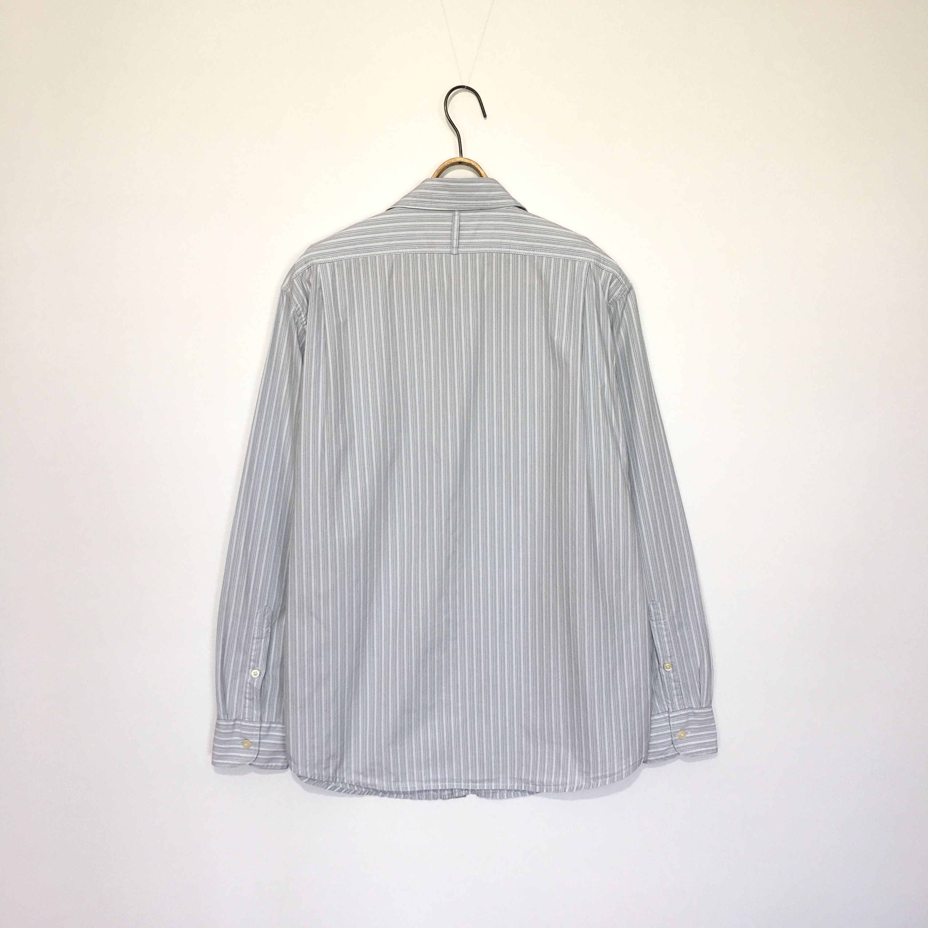 Nigel Cabourn Nigel Cabourn Utility Striped Shirt Size XL Size US XL / EU 56 / 4 - 2 Thumbnail