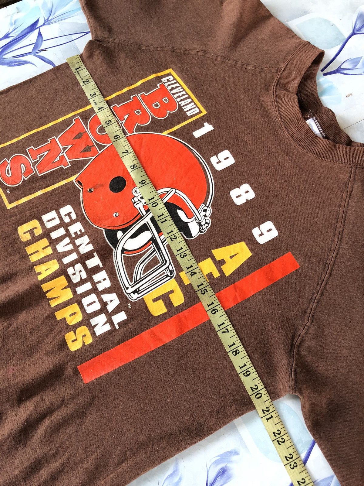 NFL × Vintage Vintage NFL Cleveland Brown 1989 AFC Central Division Champ Size US M / EU 48-50 / 2 - 8 Thumbnail