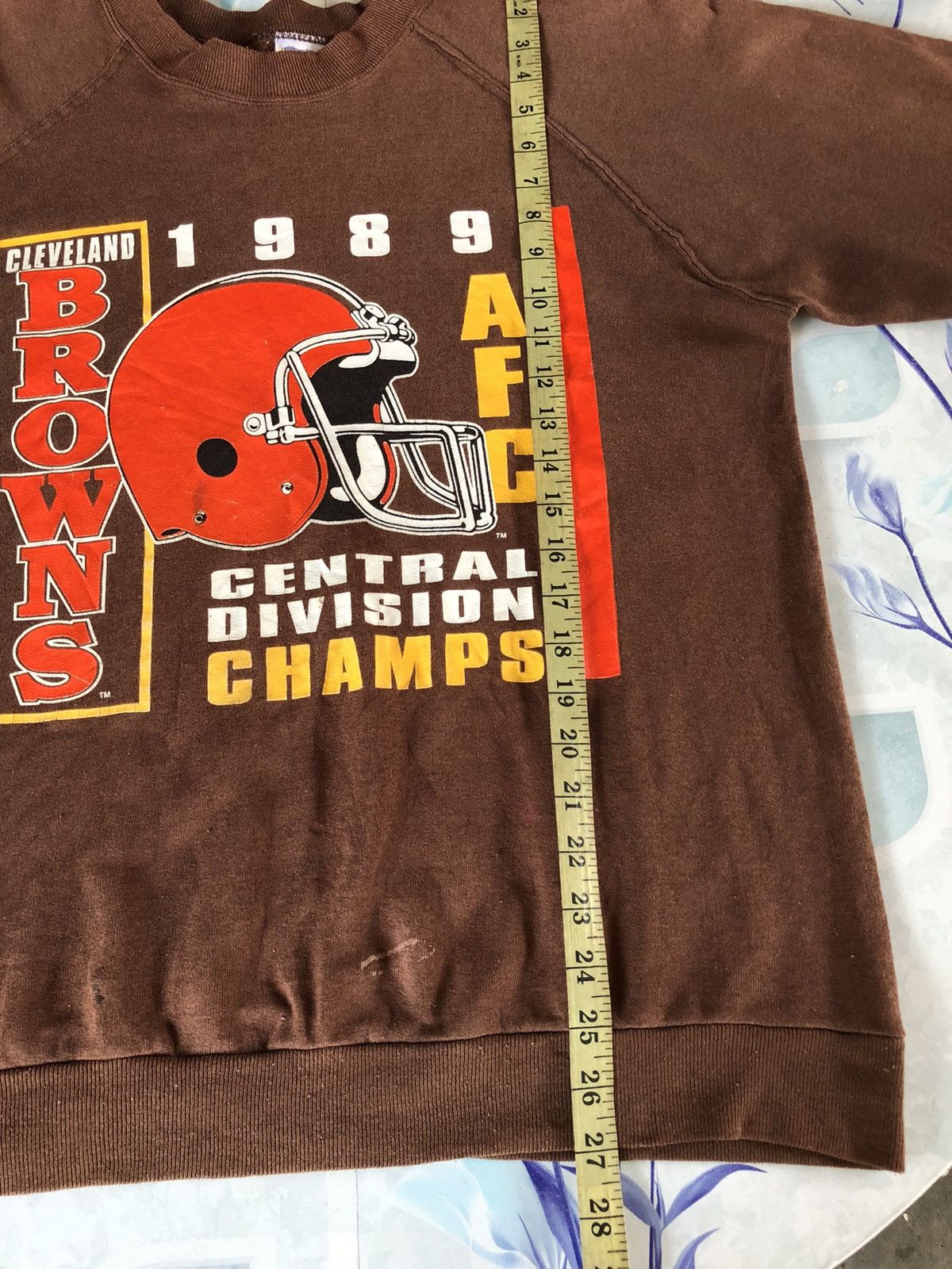 NFL × Vintage Vintage NFL Cleveland Brown 1989 AFC Central Division Champ Size US M / EU 48-50 / 2 - 9 Thumbnail