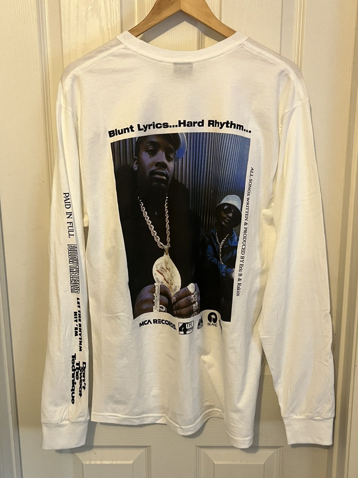 Stussy Vintage Stussy move the crowd Eric b and rakim long sleeve | Grailed