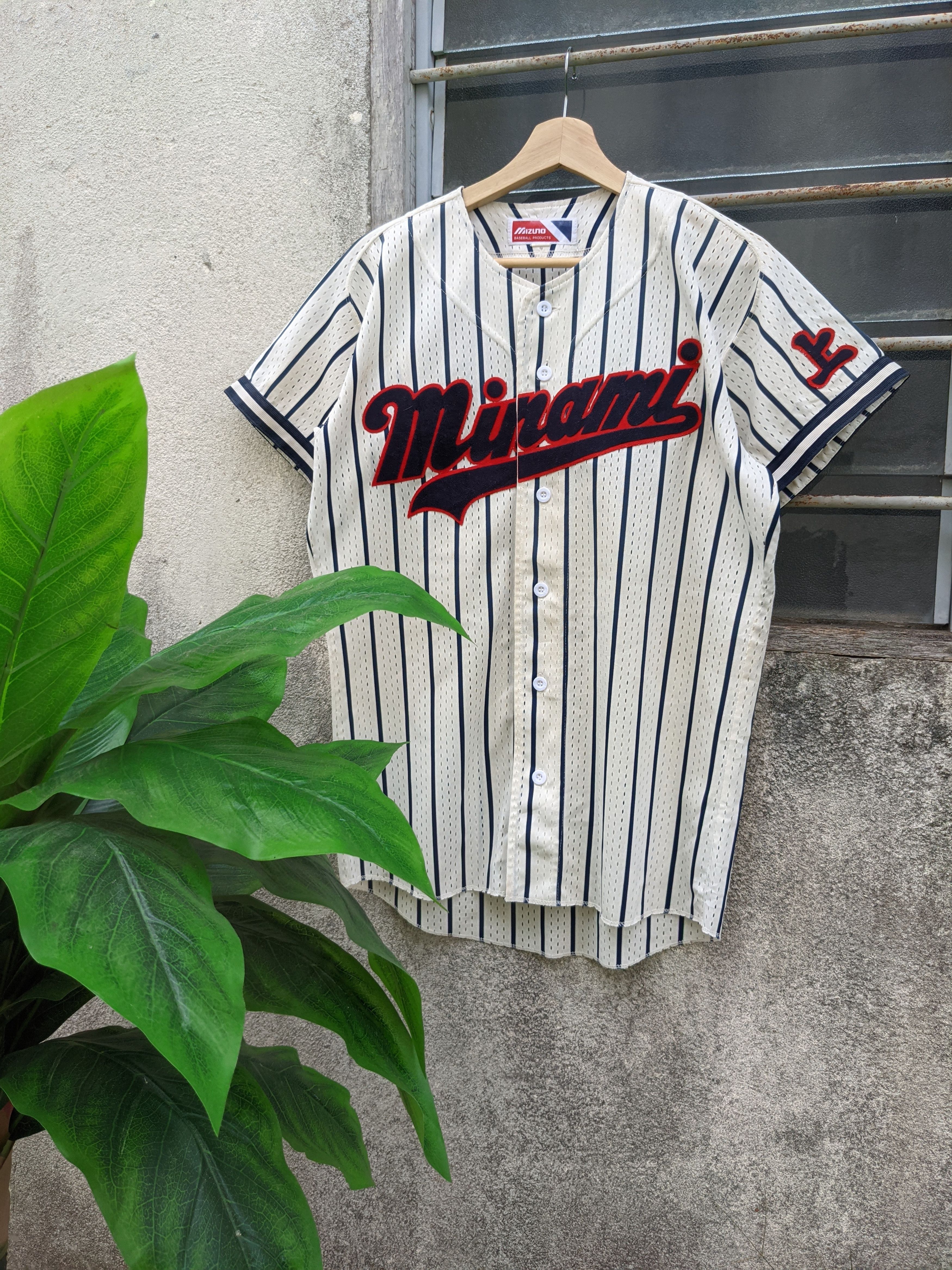 image of Mlb x Vintage japanese Baseball Minami Mizuno Jersey in White, Men's (Size Small)