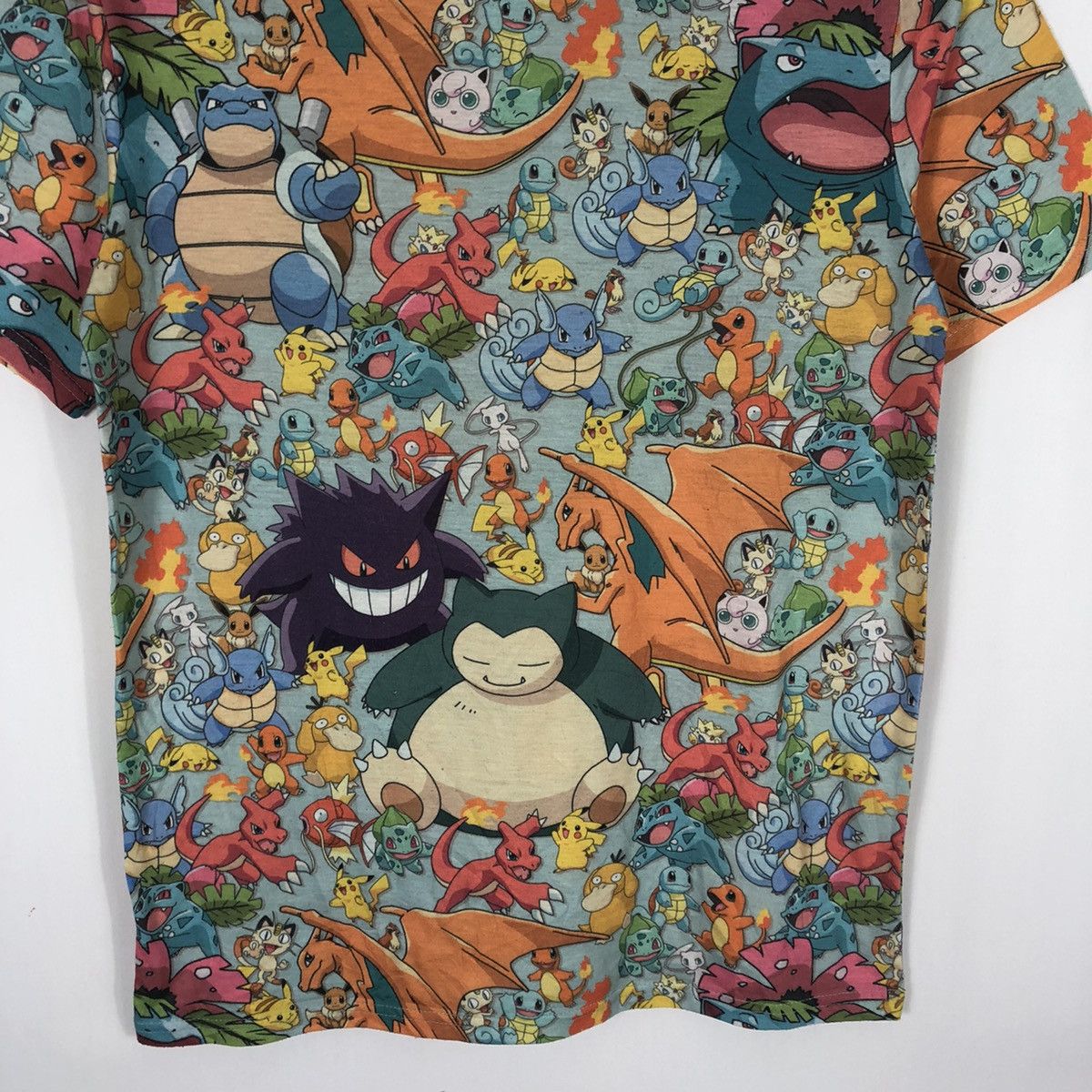 Nintendo 2017 Pokemon All Character AOP Polyster Tee Size US L / EU 52-54 / 3 - 3 Thumbnail