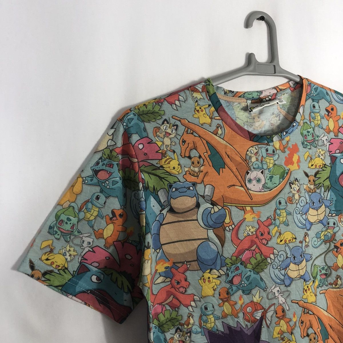 Nintendo 2017 Pokemon All Character AOP Polyster Tee Size US L / EU 52-54 / 3 - 7 Thumbnail