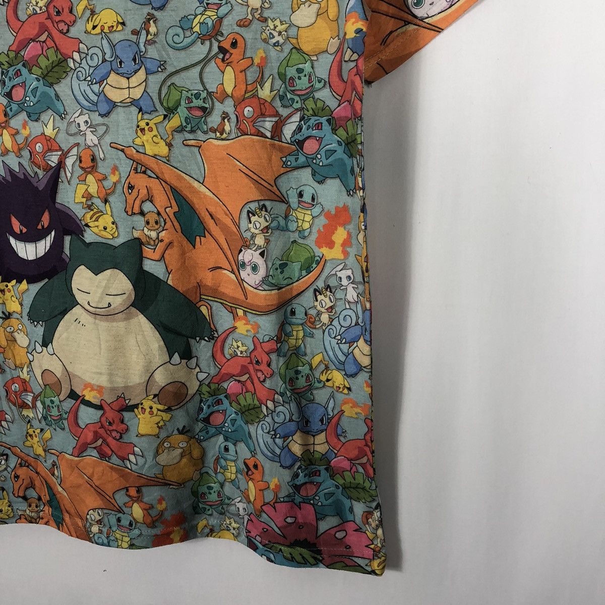 Nintendo 2017 Pokemon All Character AOP Polyster Tee Size US L / EU 52-54 / 3 - 6 Thumbnail