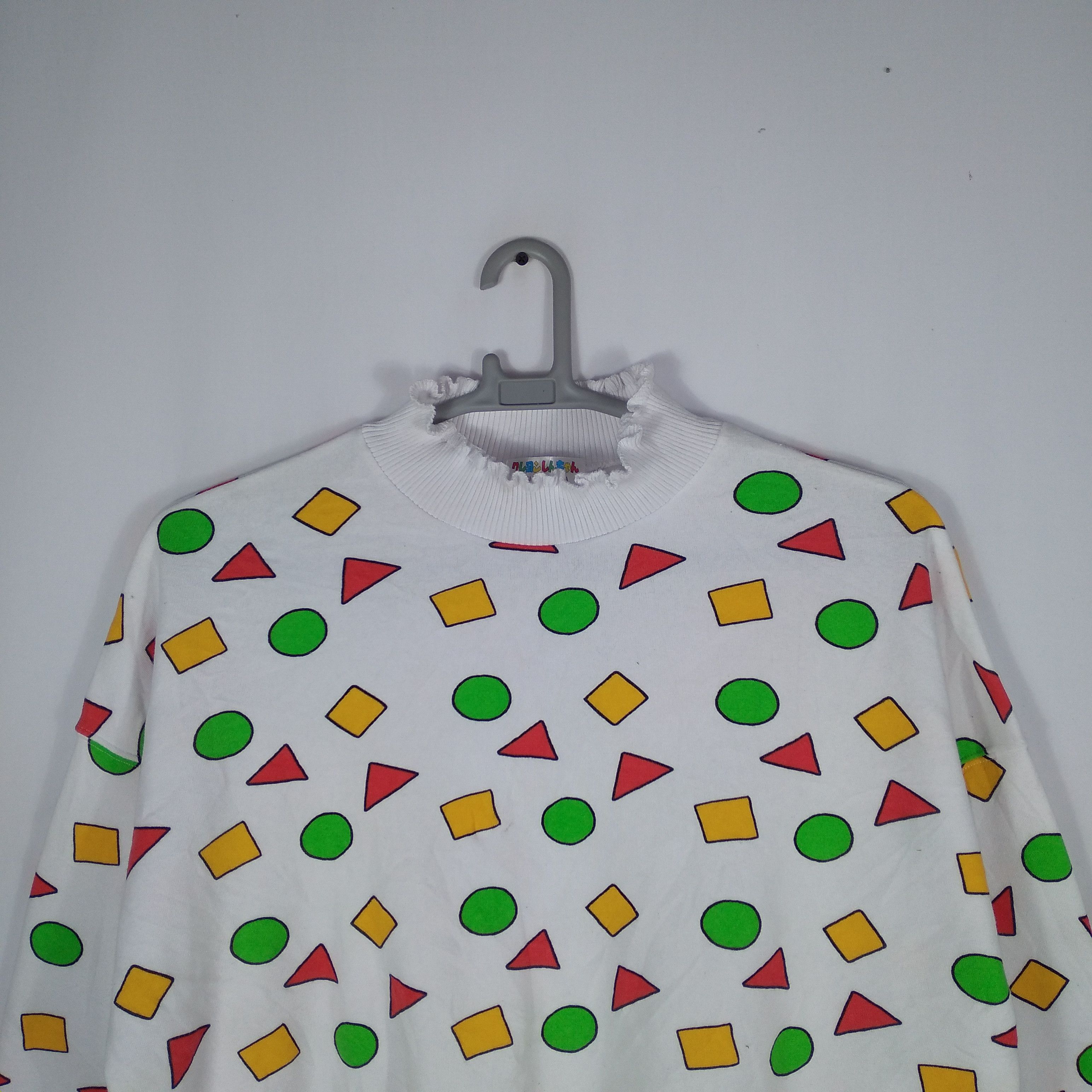 Anime × Vintage 🔥Rare🔥Anime Crayon Shin Chan Nice Block Design Sweatshirts Size US L / EU 52-54 / 3 - 2 Thumbnail