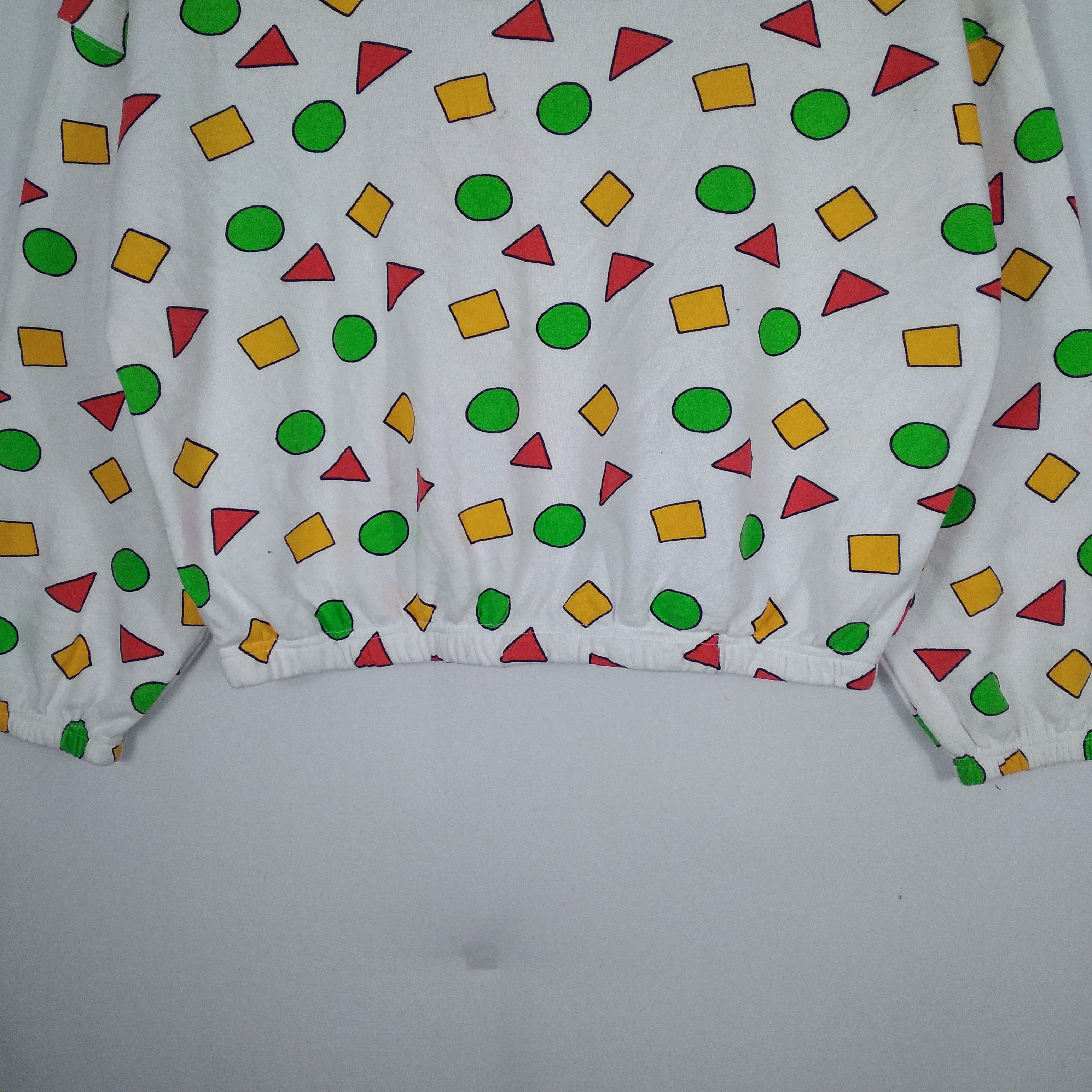 Anime × Vintage 🔥Rare🔥Anime Crayon Shin Chan Nice Block Design Sweatshirts Size US L / EU 52-54 / 3 - 3 Thumbnail