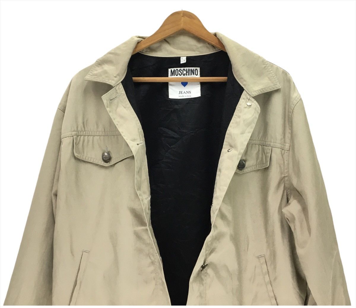 Designer × Moschino MOSCHINO Button Up Nice Design Light Jacket Size US M / EU 48-50 / 2 - 6 Thumbnail